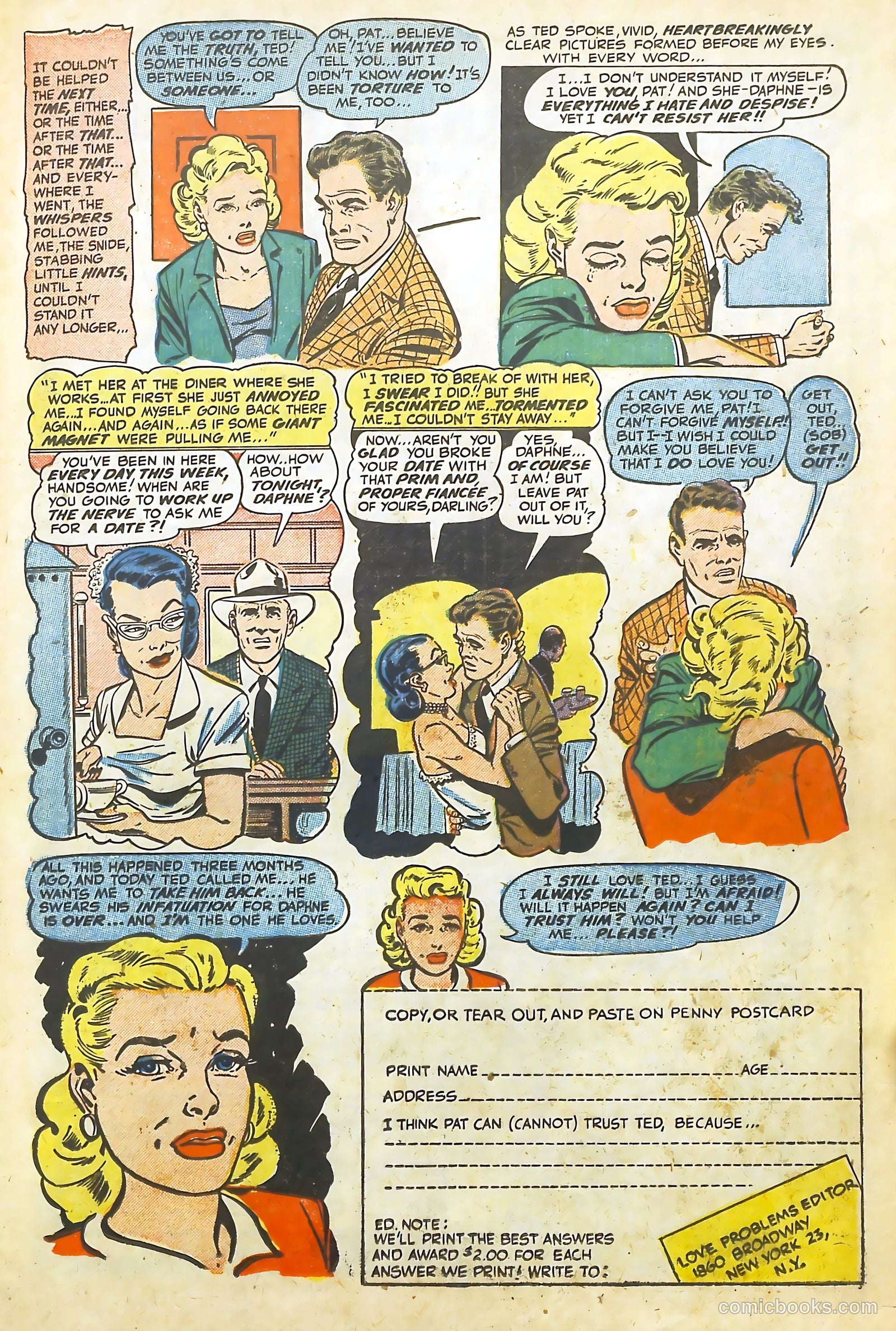 Love Illustrated #13 (1952) — page 19 of 36