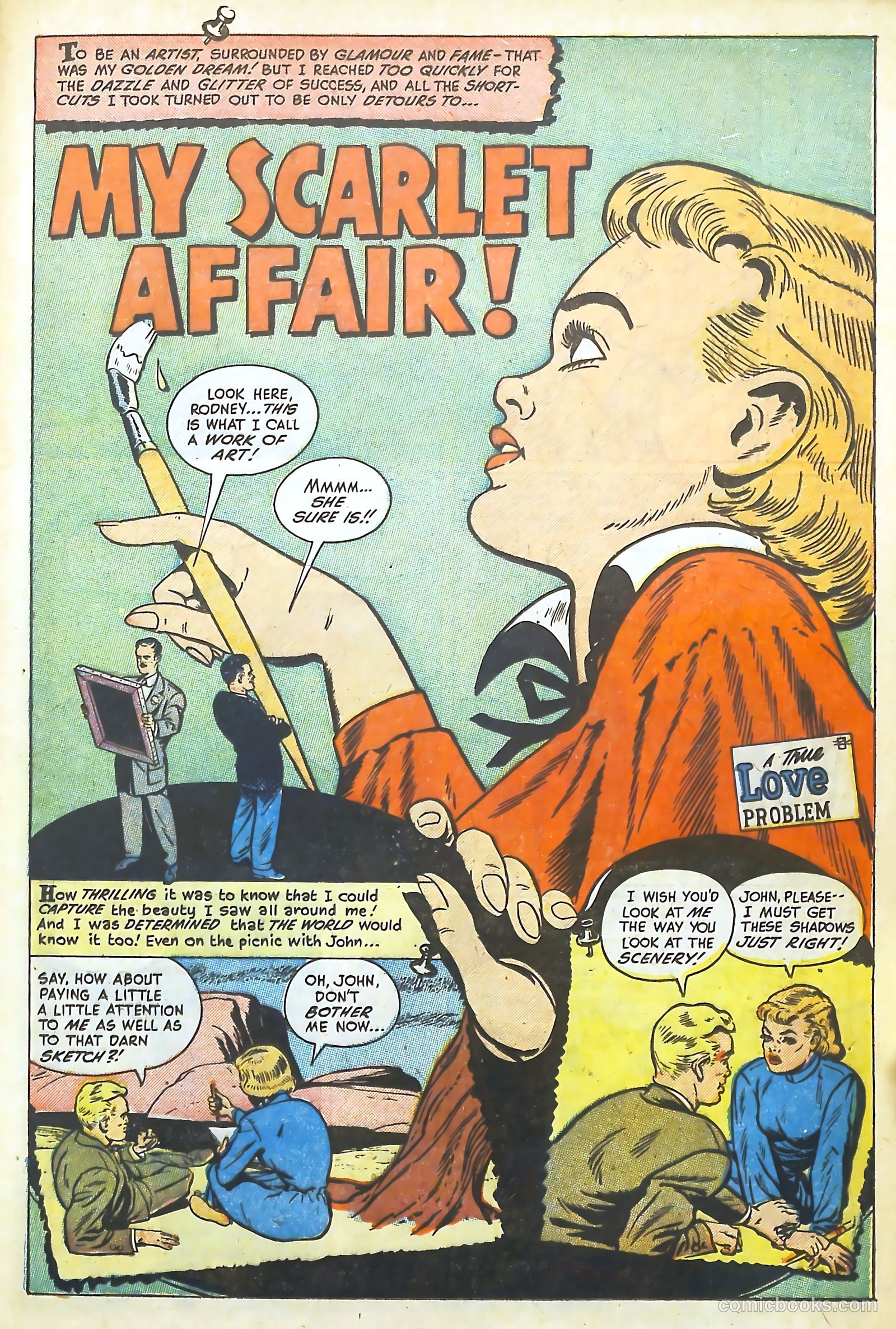 Love Illustrated #13 (1952) — page 21 of 36