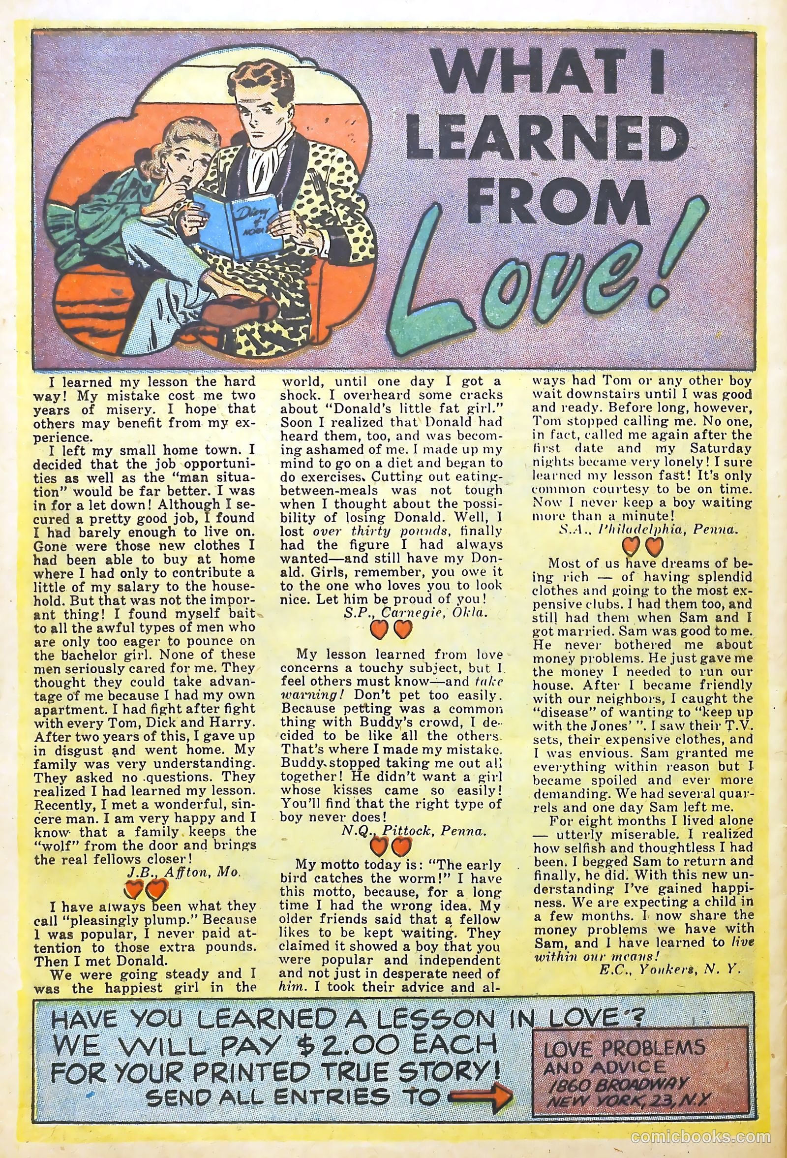 Love Illustrated #13 (1952) — page 32 of 36