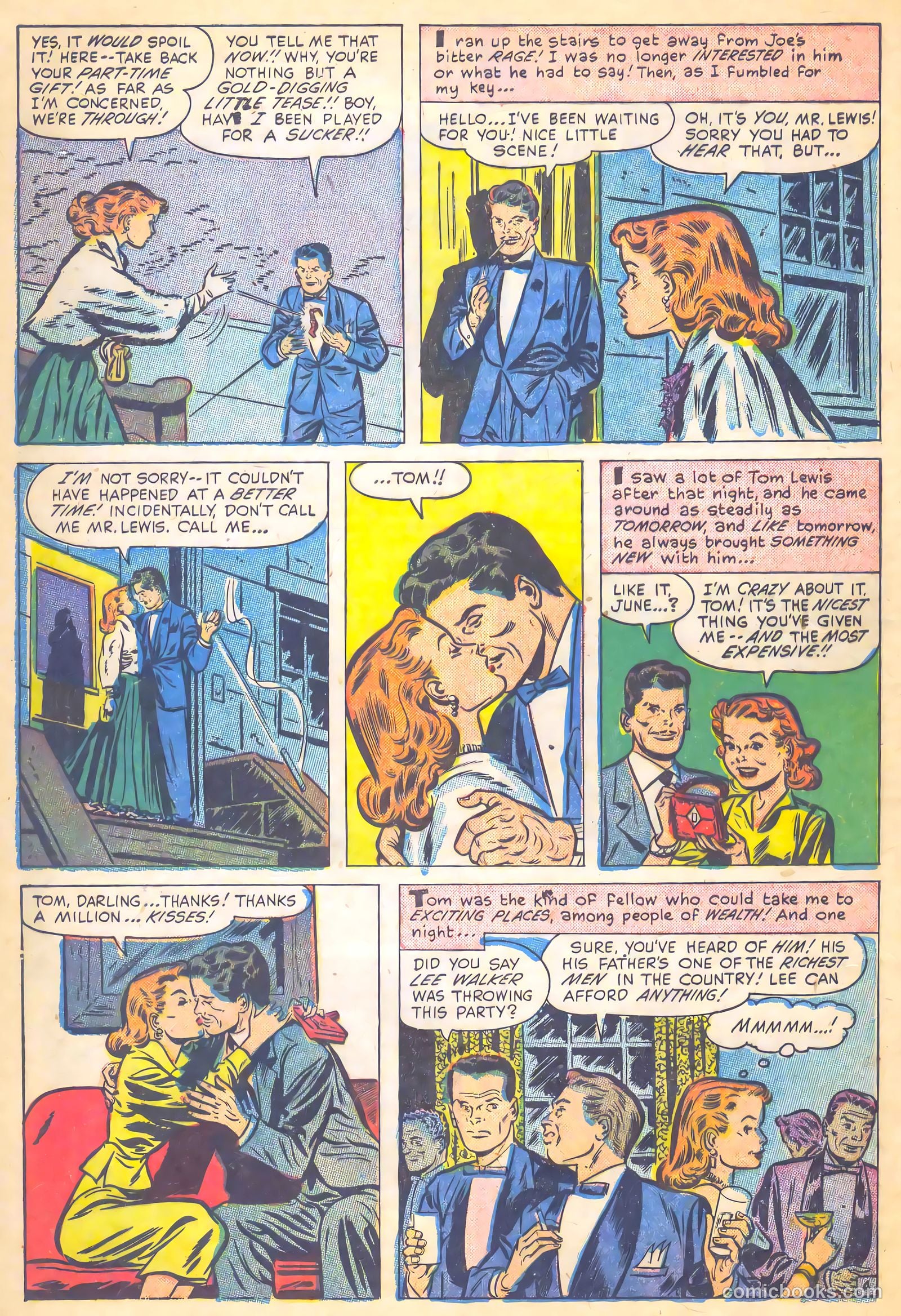 First Love Illustrated #15 (1952) — page 8 of 35