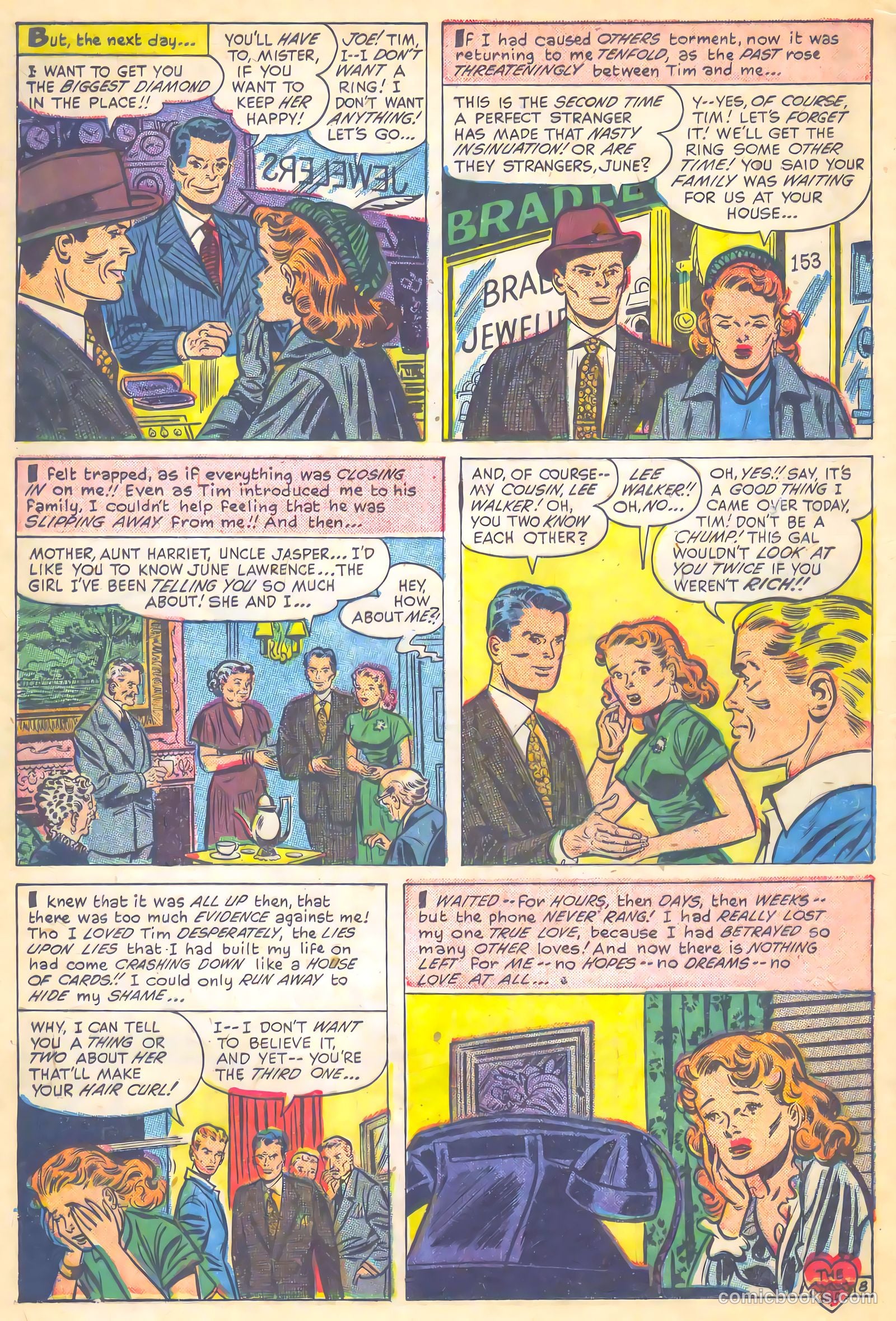 First Love Illustrated #15 (1952) — page 12 of 35