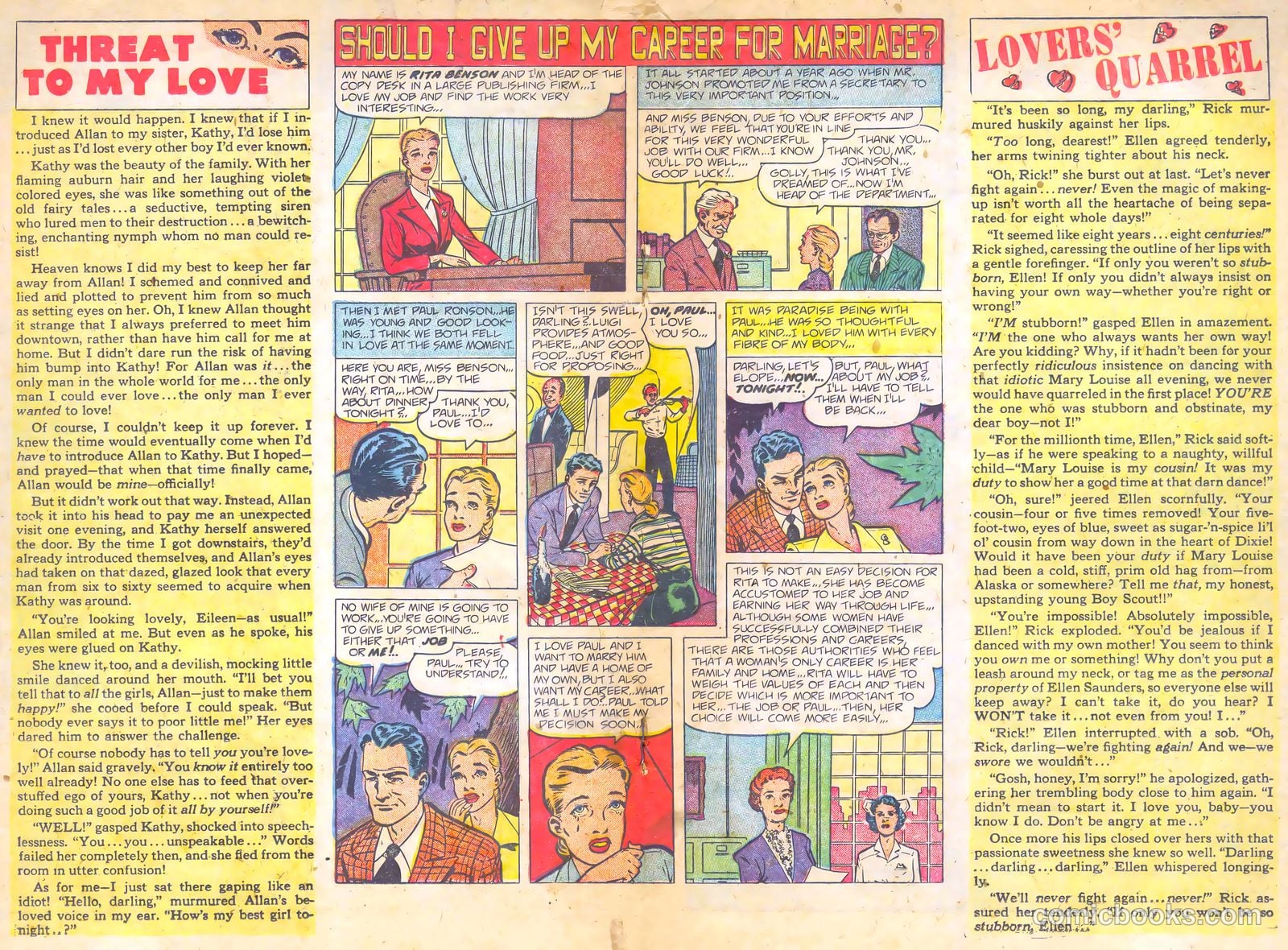 First Love Illustrated #15 (1952) — page 18 of 35