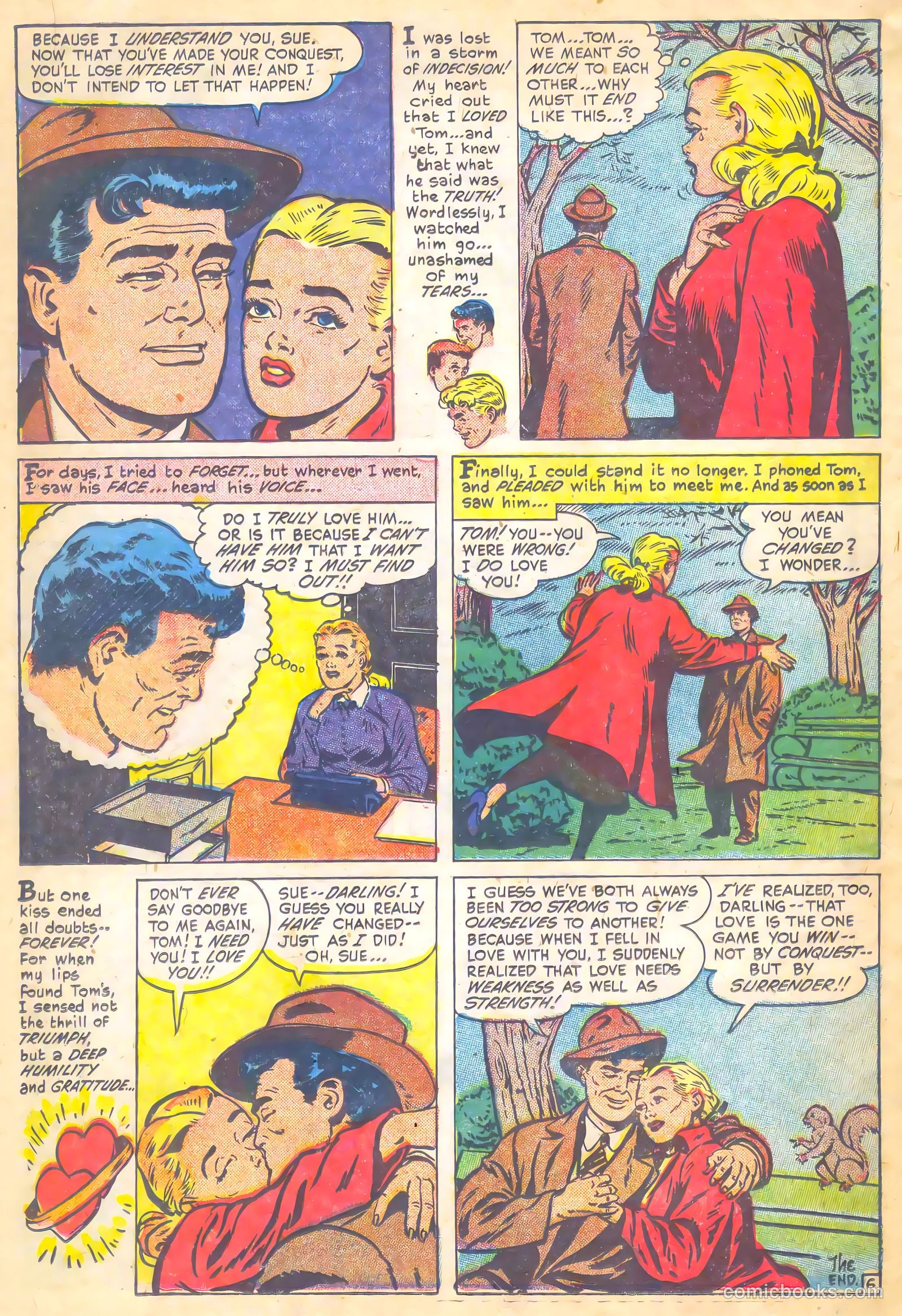 First Love Illustrated #15 (1952) — page 25 of 35
