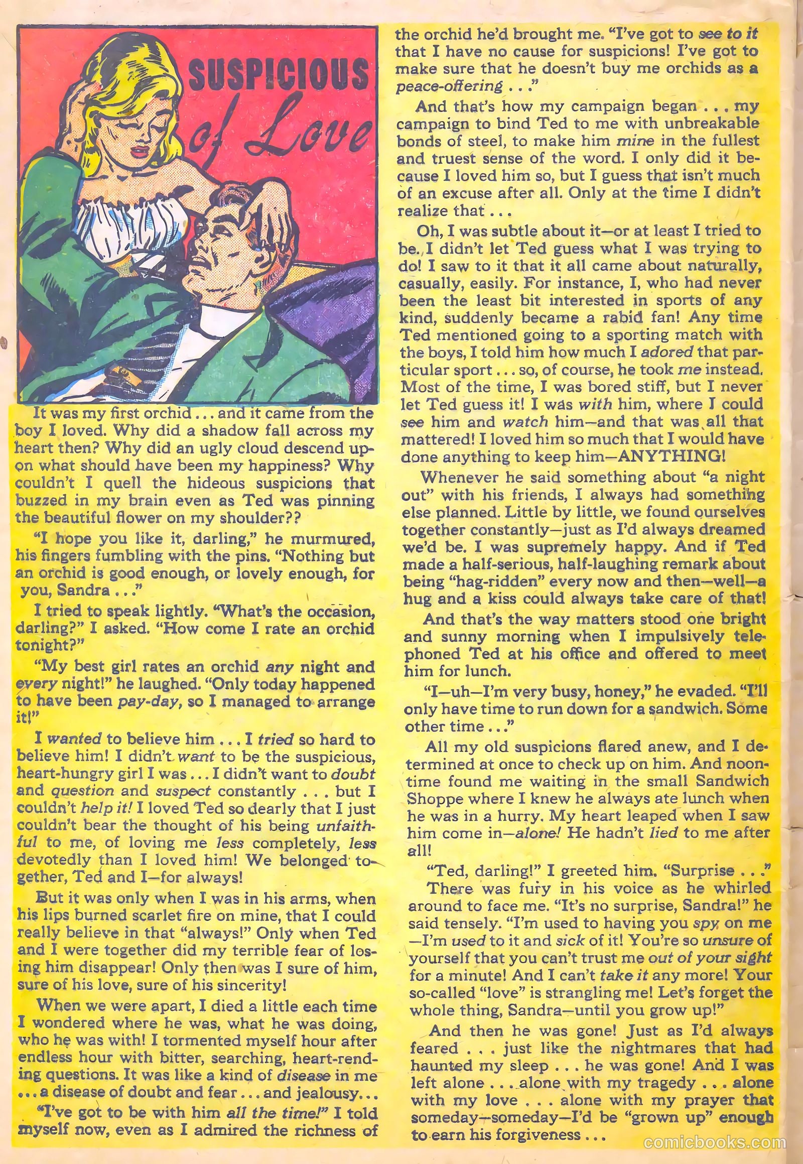 First Love Illustrated #15 (1952) — page 31 of 35