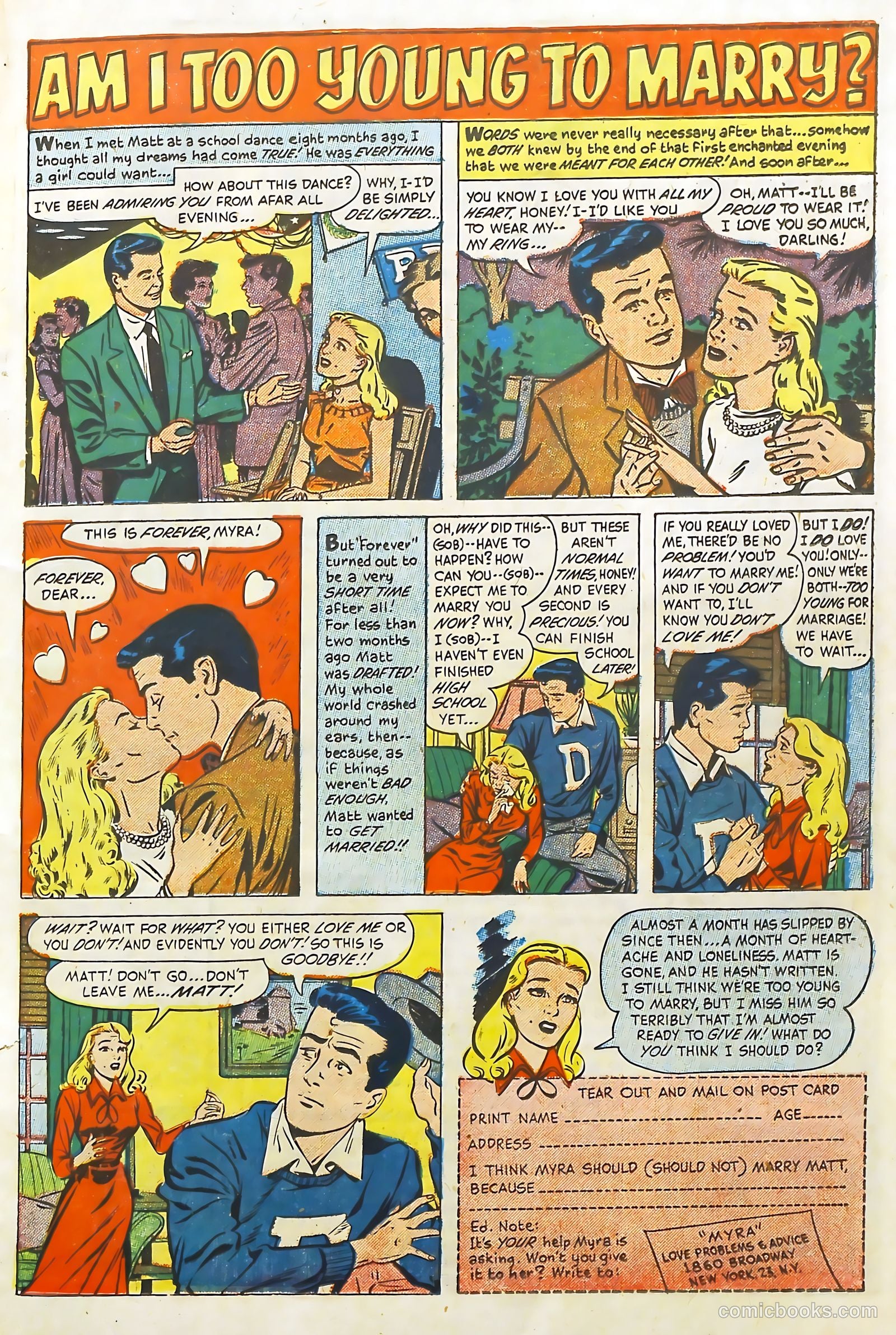 Love Illustrated #16 (1952) — page 19 of 36