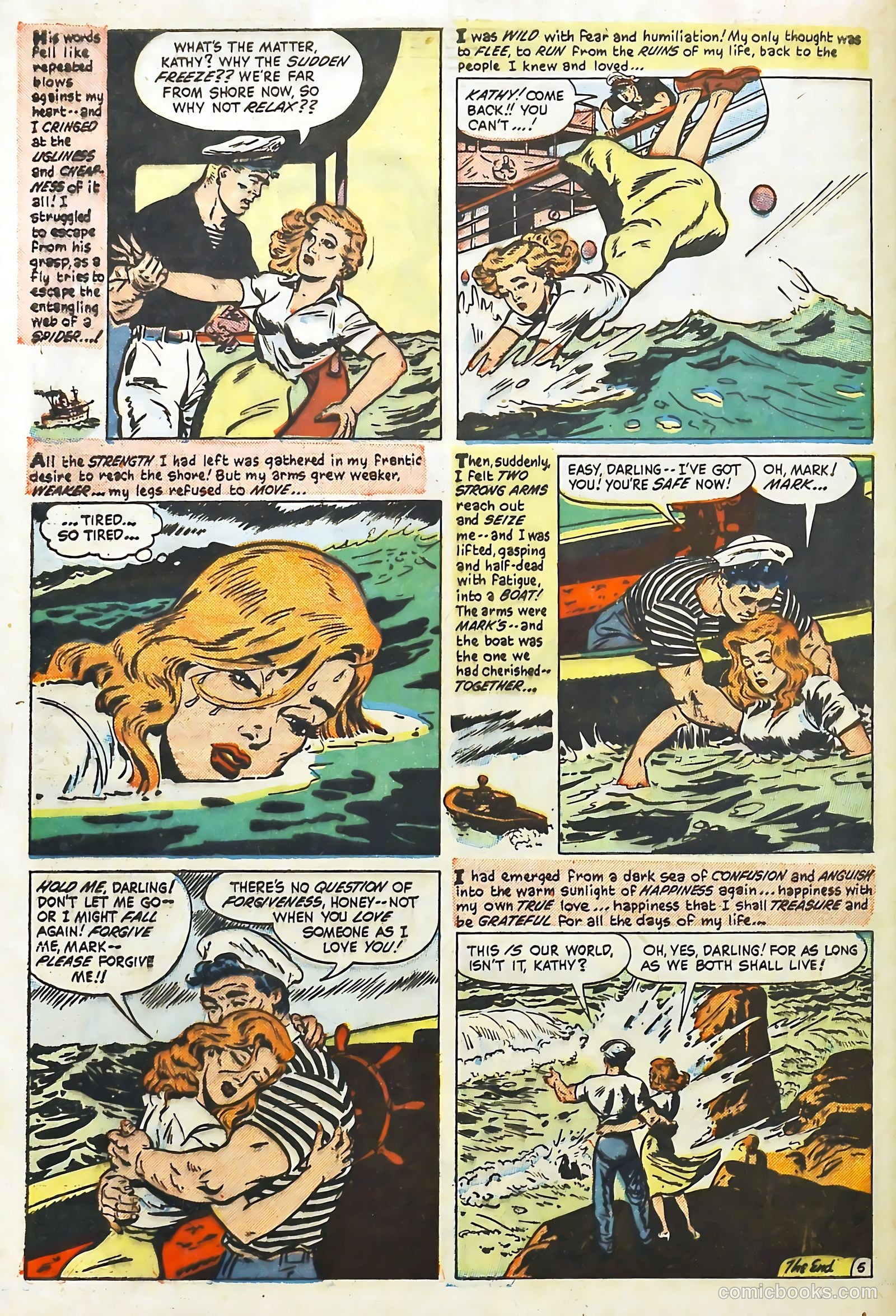Love Illustrated #16 (1952) — page 32 of 36