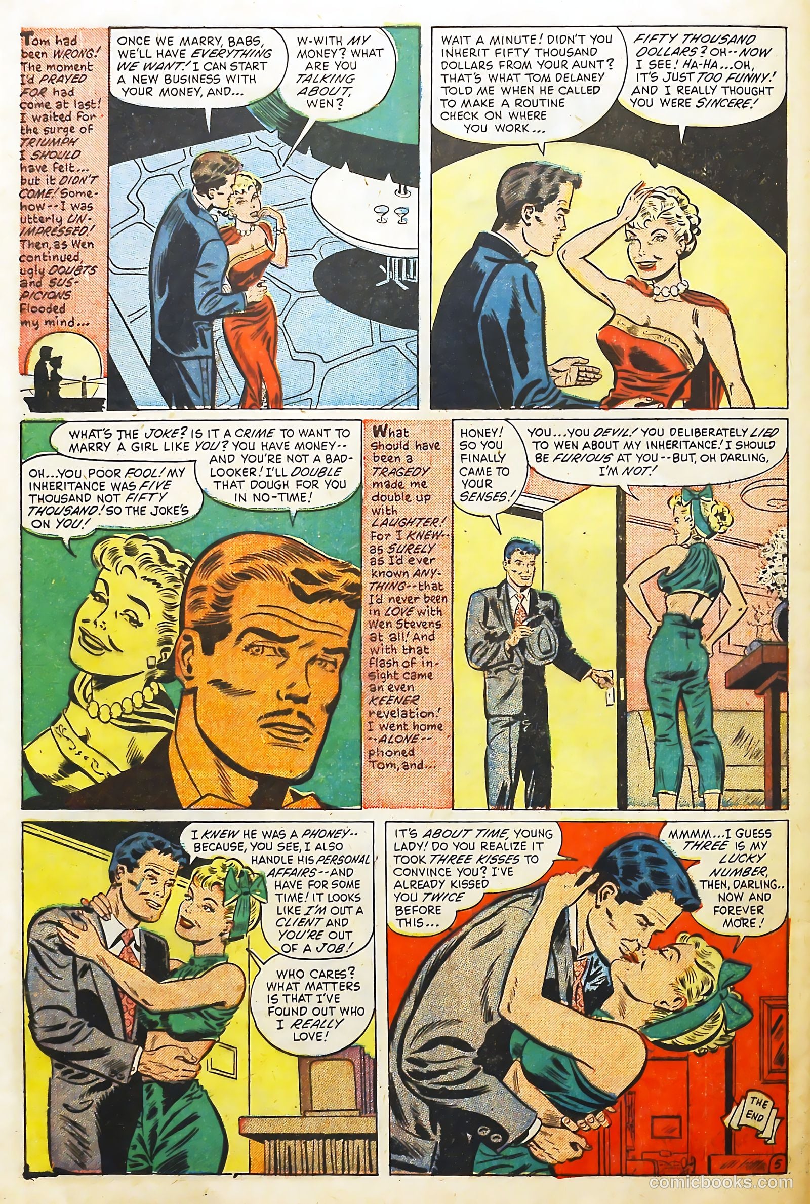 Love Illustrated #17 (1952) — page 33 of 37