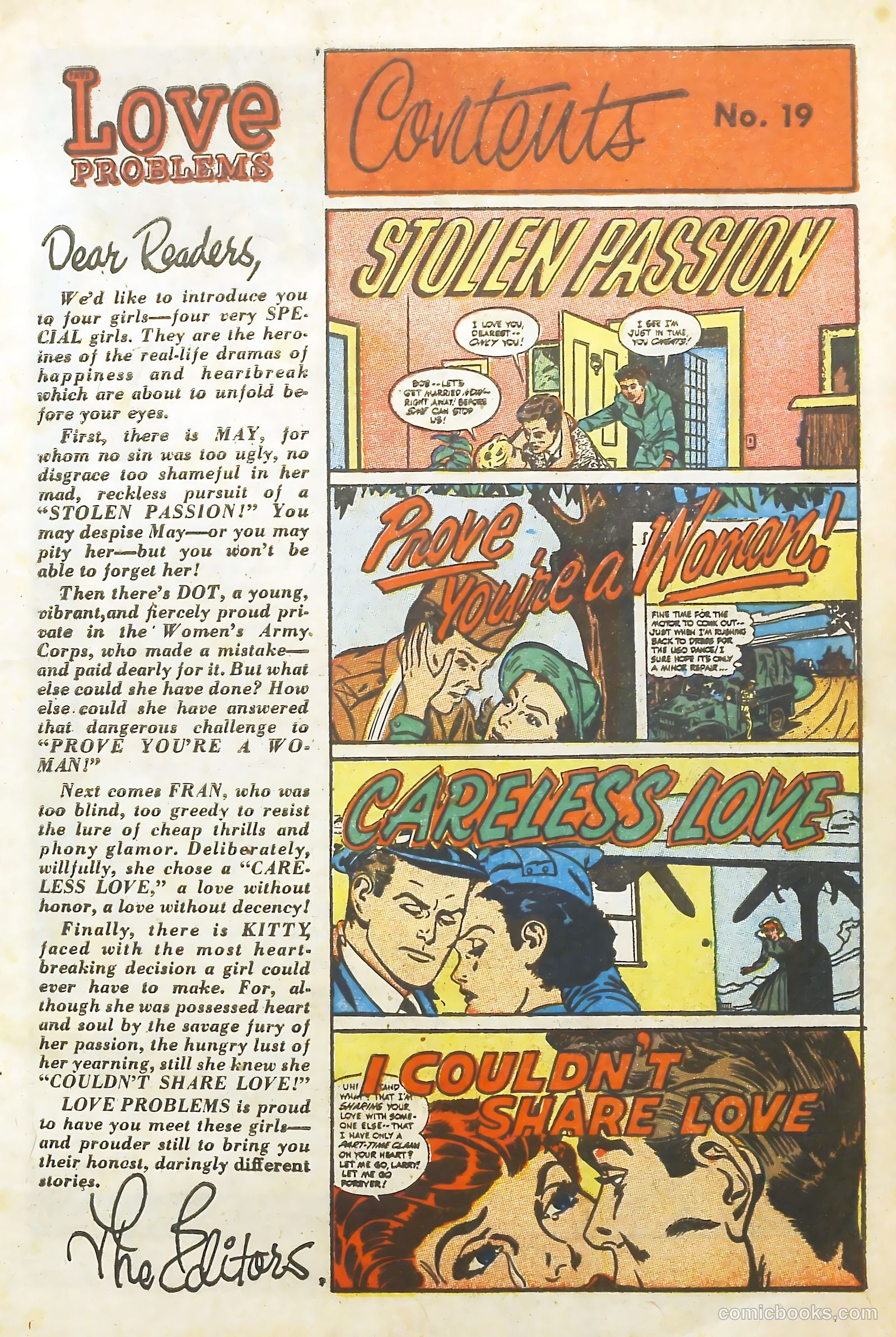 Love Illustrated #19 (1953) — page 3 of 36