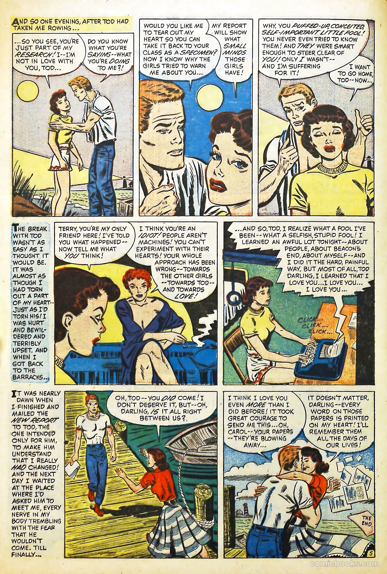 Love Illustrated #20 (1953) — page 16 of 36