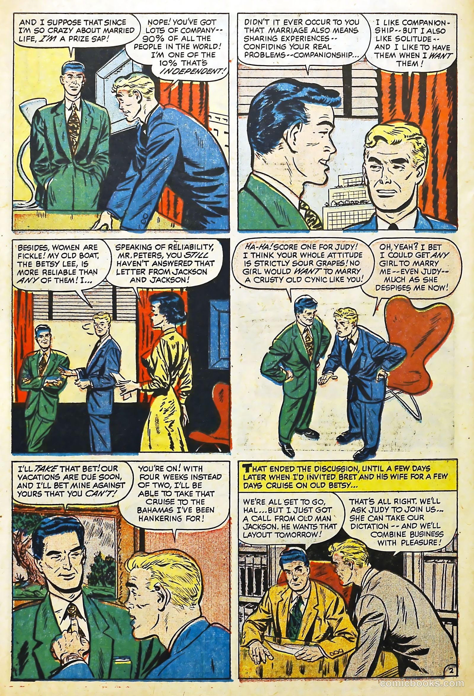 Love Illustrated #20 (1953) — page 22 of 36