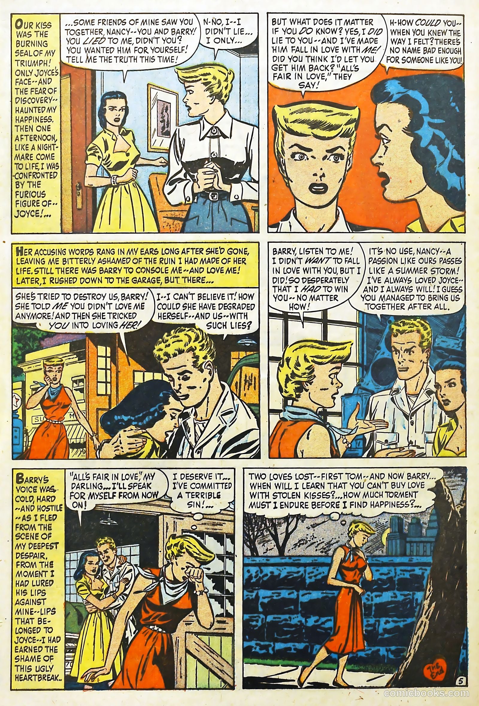 Love Illustrated #22 (1953) — page 32 of 36