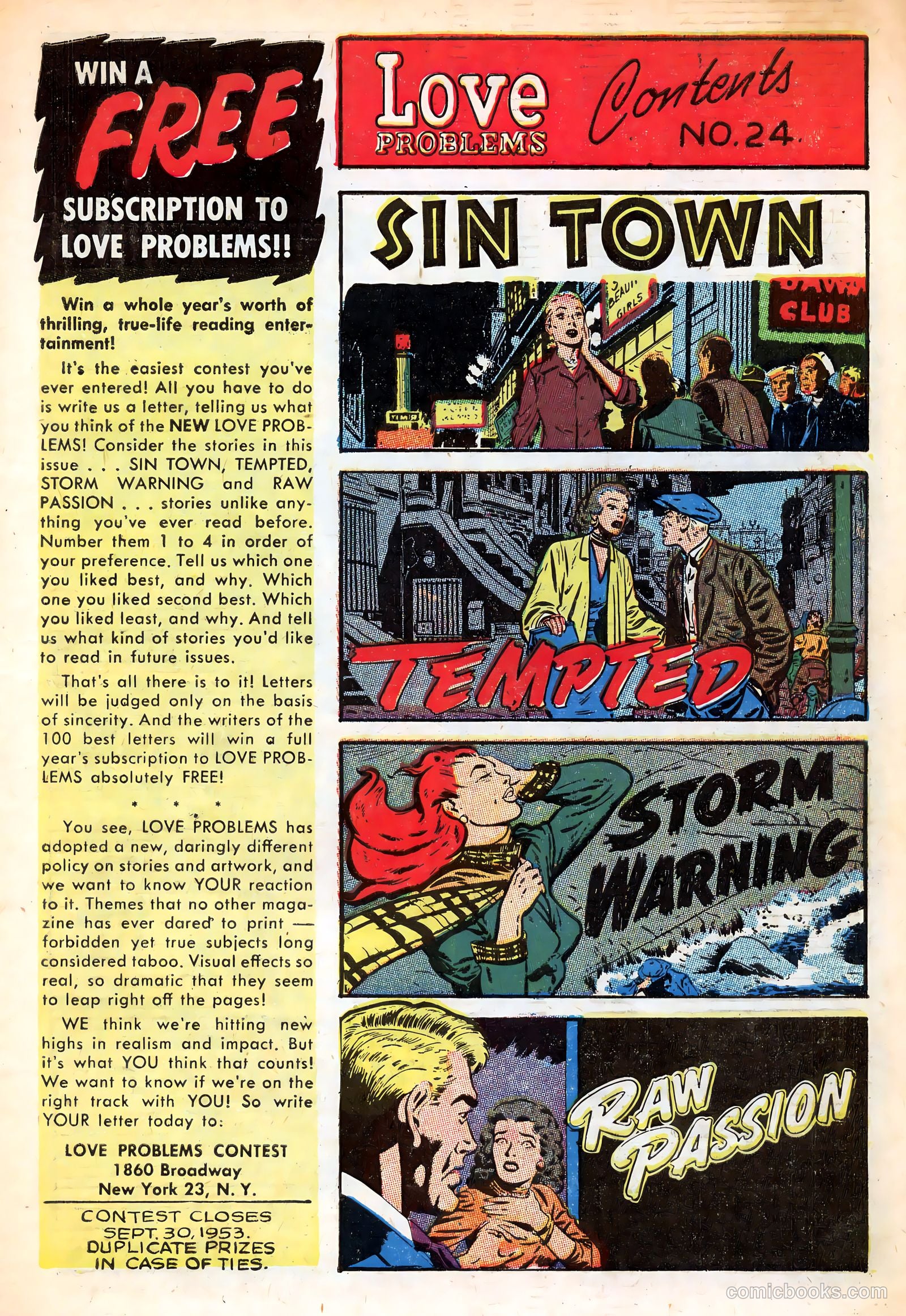 Love Illustrated #24 (1953) — page 3 of 36