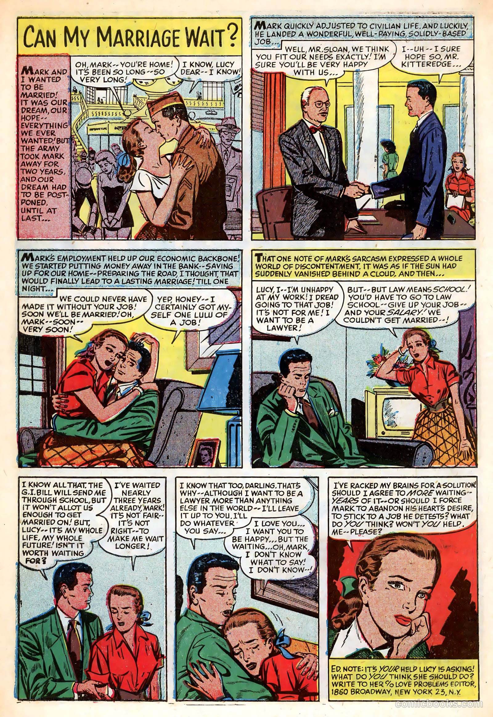 Love Illustrated #24 (1953) — page 10 of 36