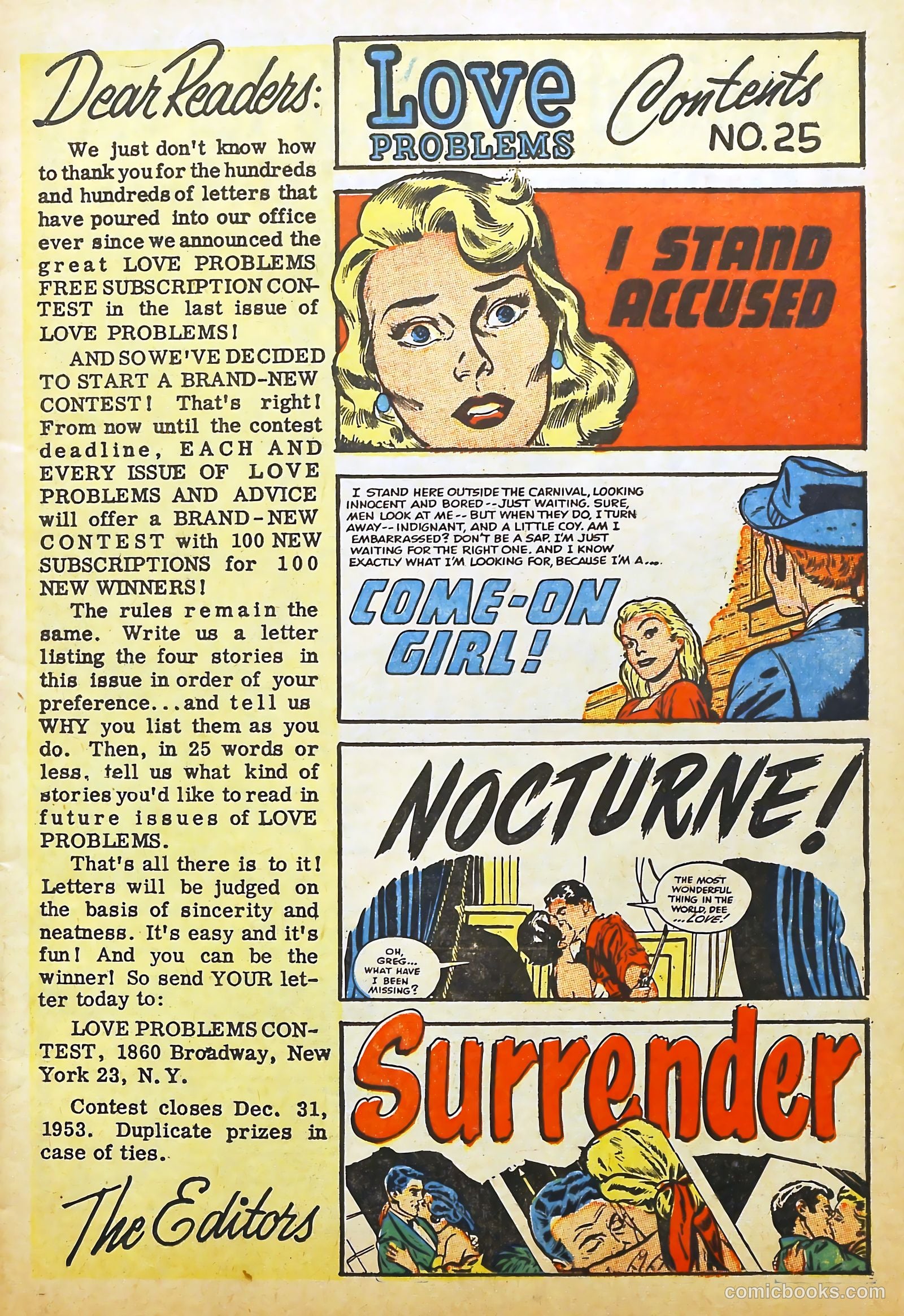 Love Illustrated #25 (1954) — page 3 of 35