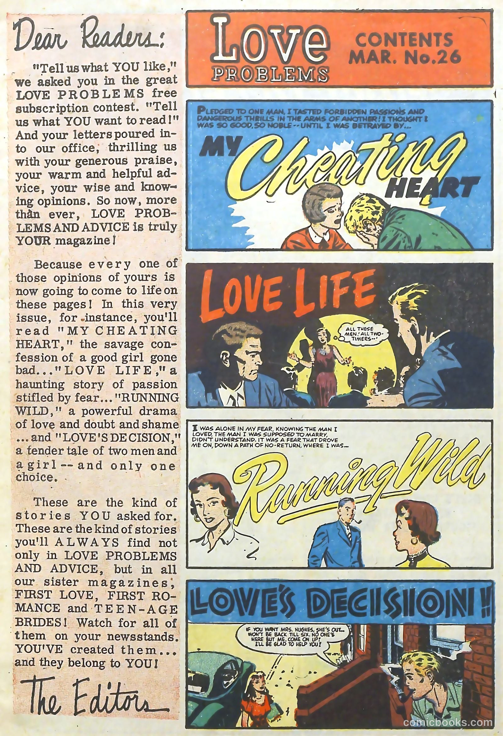 Love Illustrated #26 (1954) — page 3 of 36