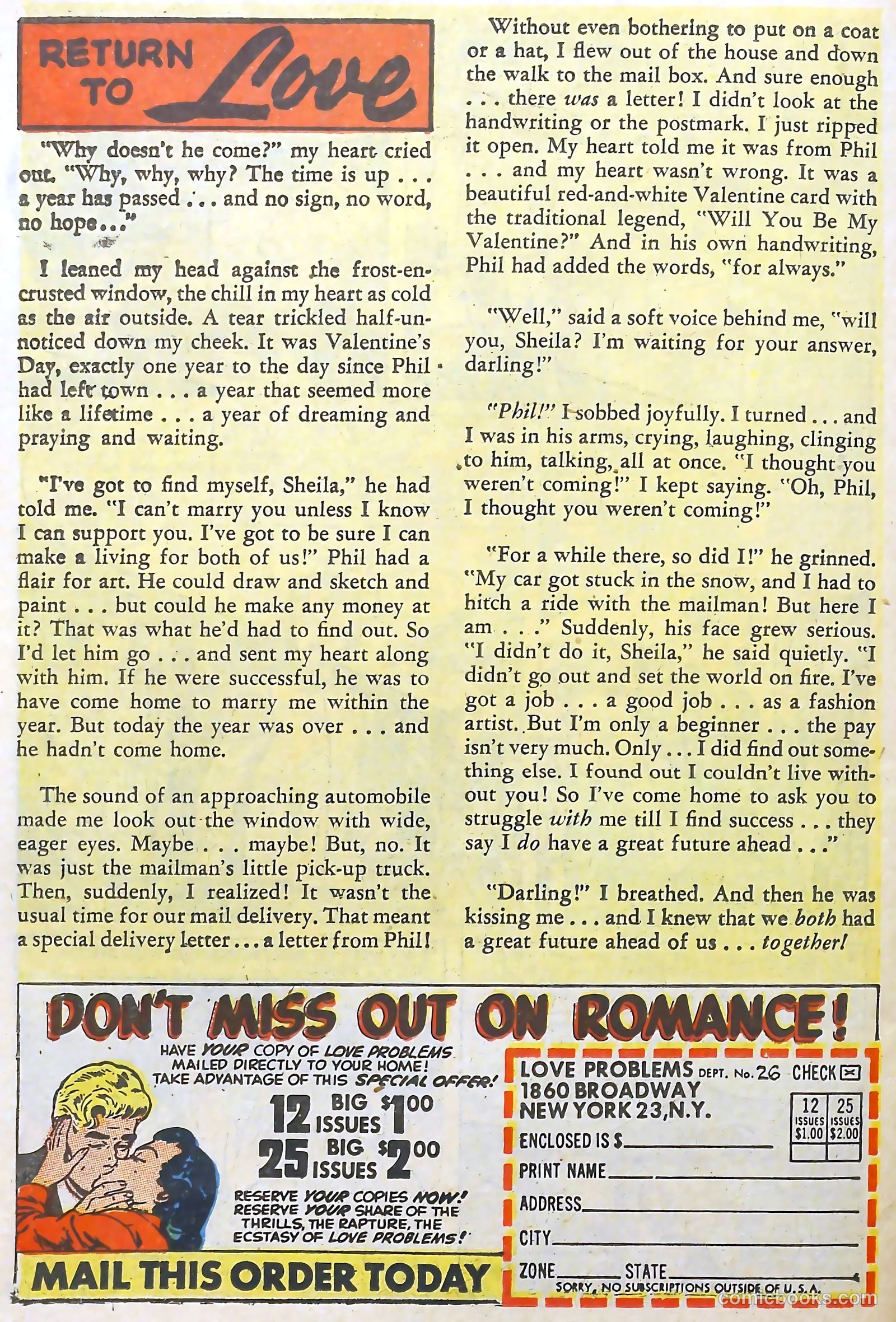 Love Illustrated #26 (1954) — page 26 of 36