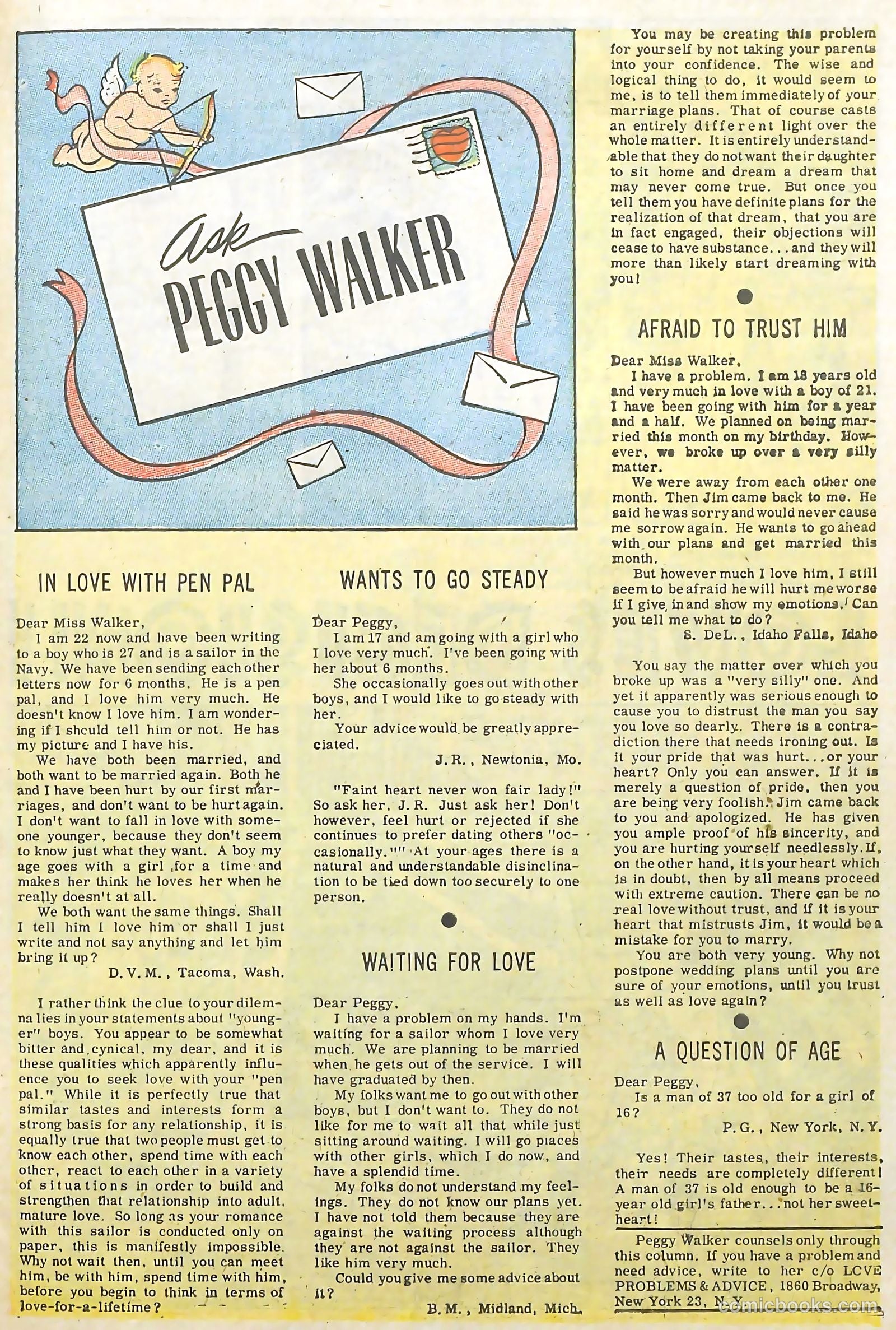 Love Illustrated #26 (1954) — page 27 of 36