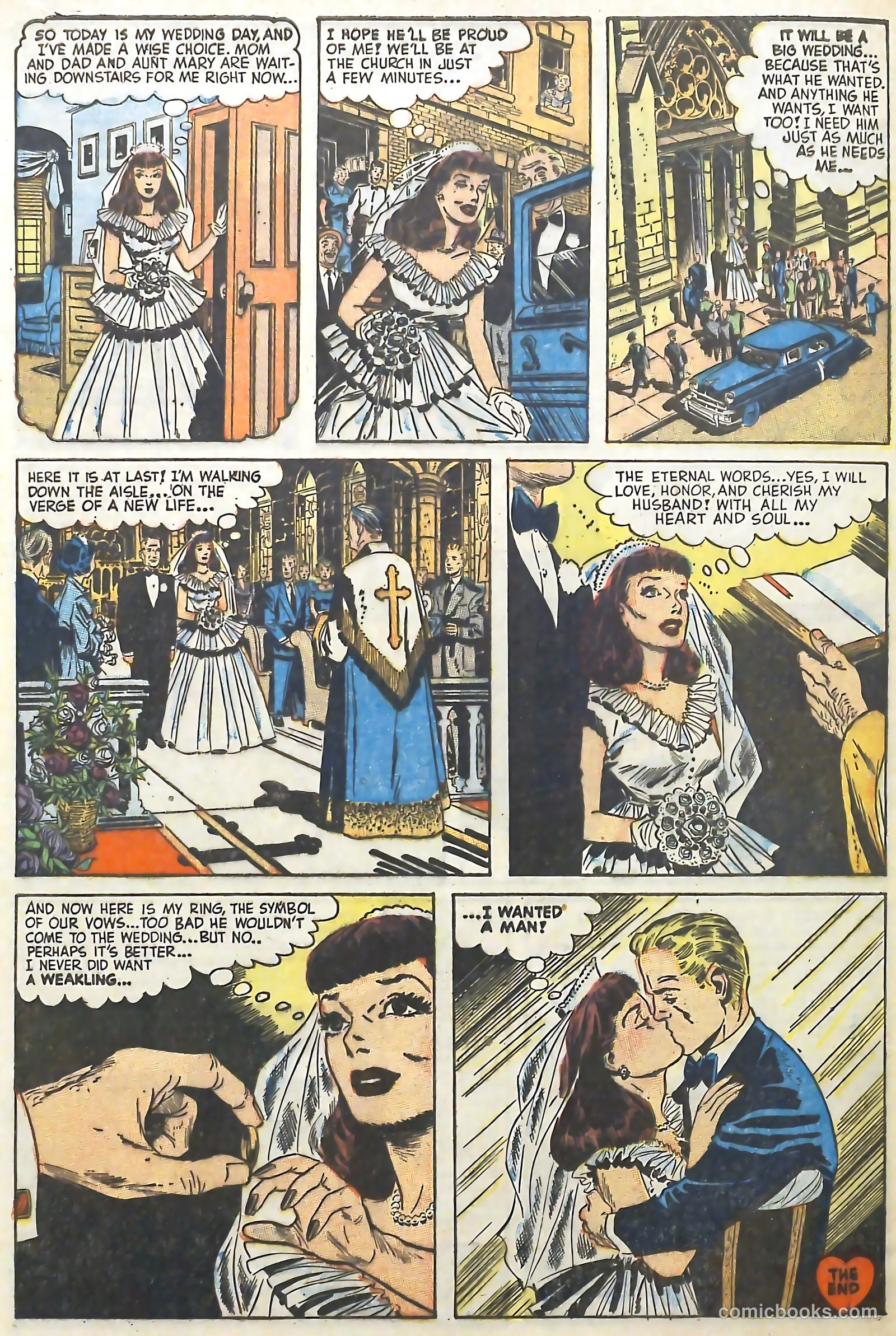 Love Illustrated #26 (1954) — page 32 of 36