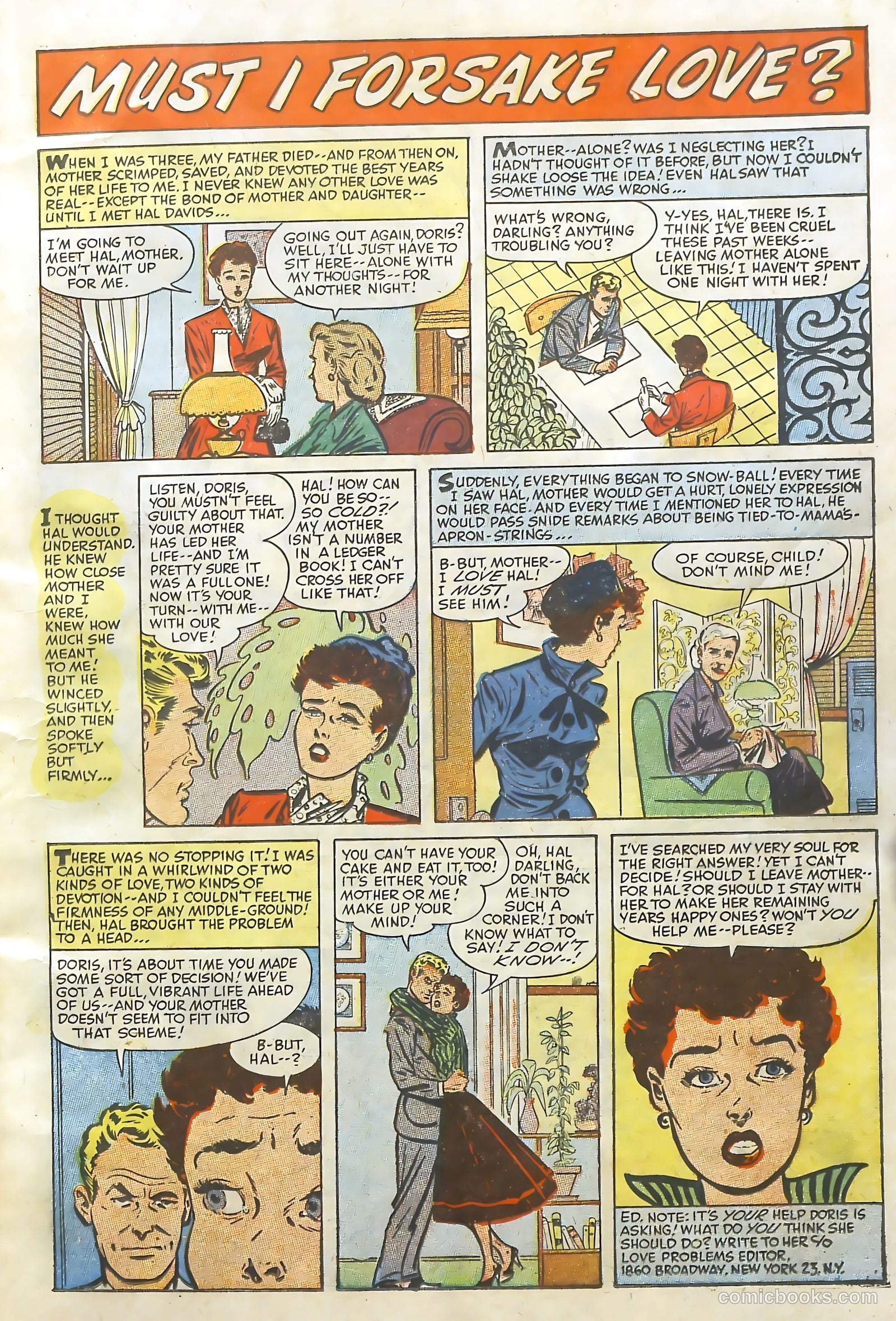 Love Illustrated #27 (1954) — page 12 of 38