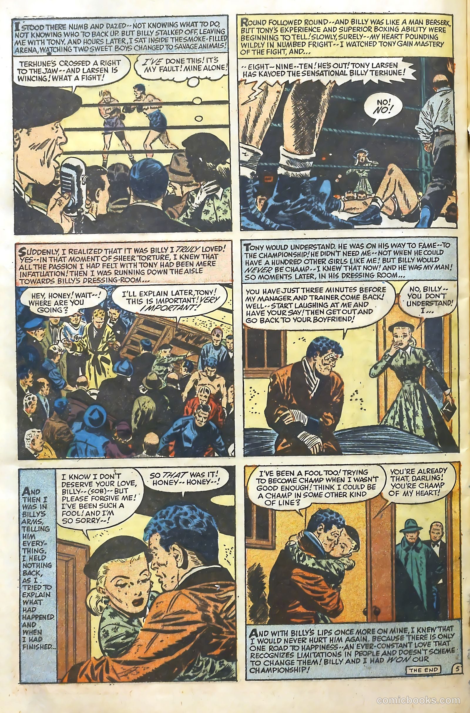 Love Illustrated #27 (1954) — page 33 of 38