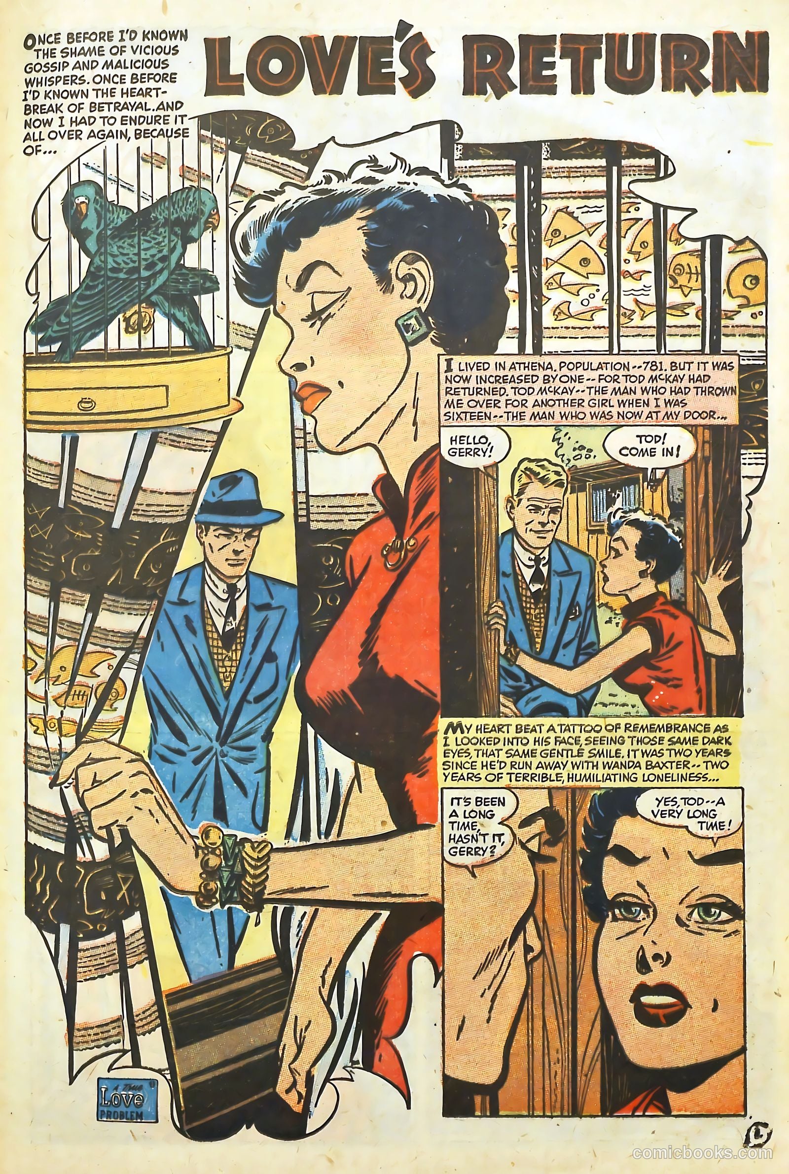 Love Illustrated #28 (1954) — page 22 of 37