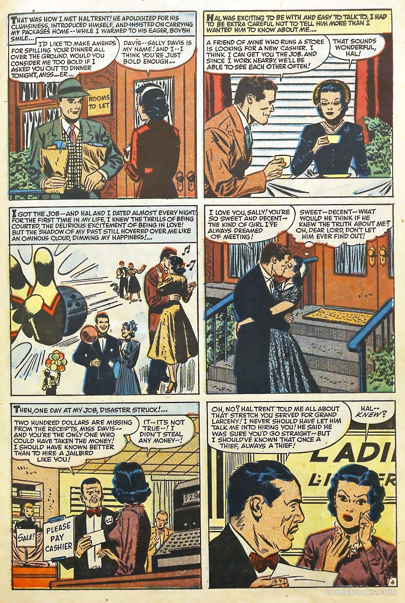 Love Illustrated #28 (1954) — page 32 of 37
