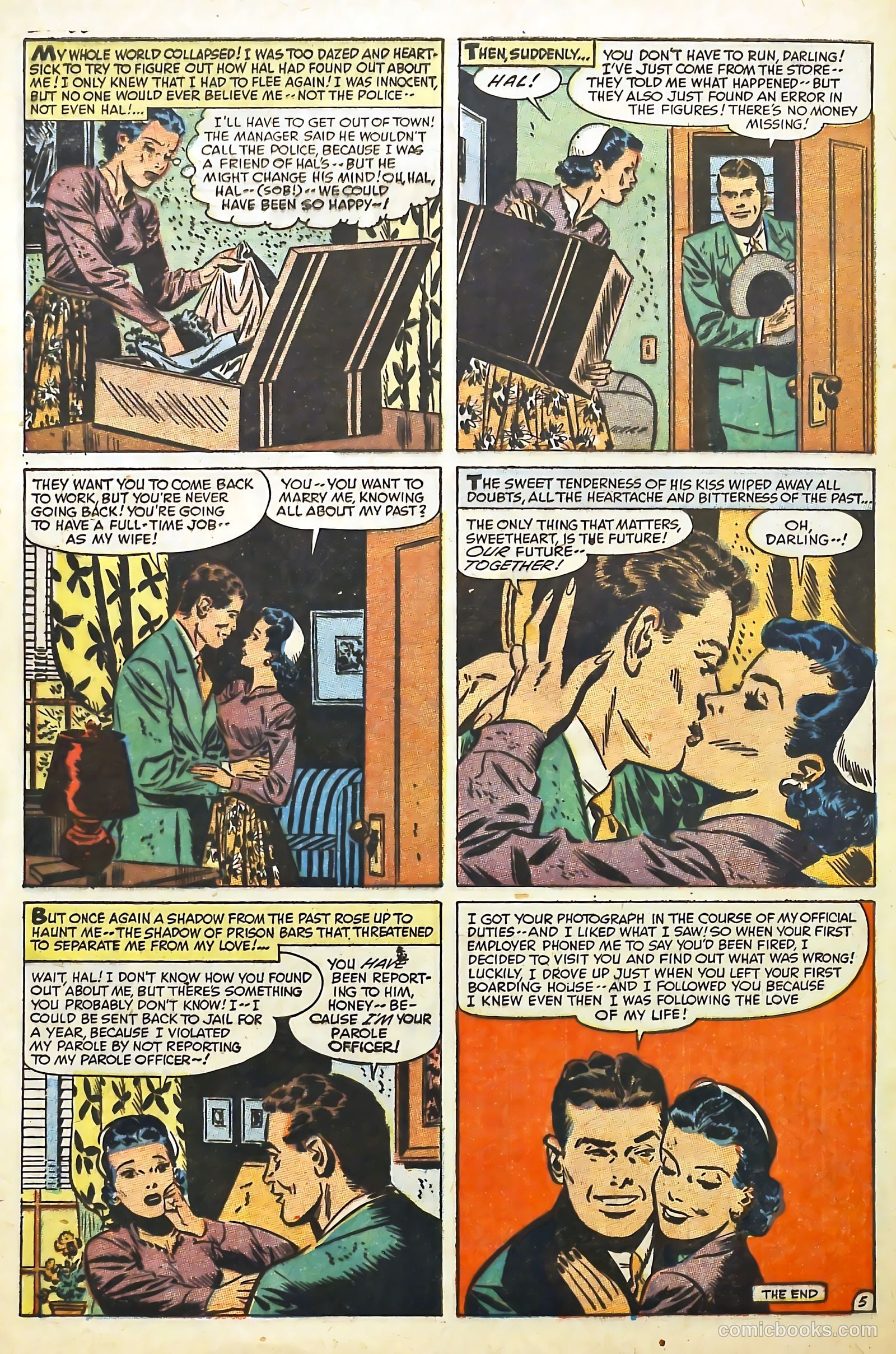 Love Illustrated #28 (1954) — page 33 of 37