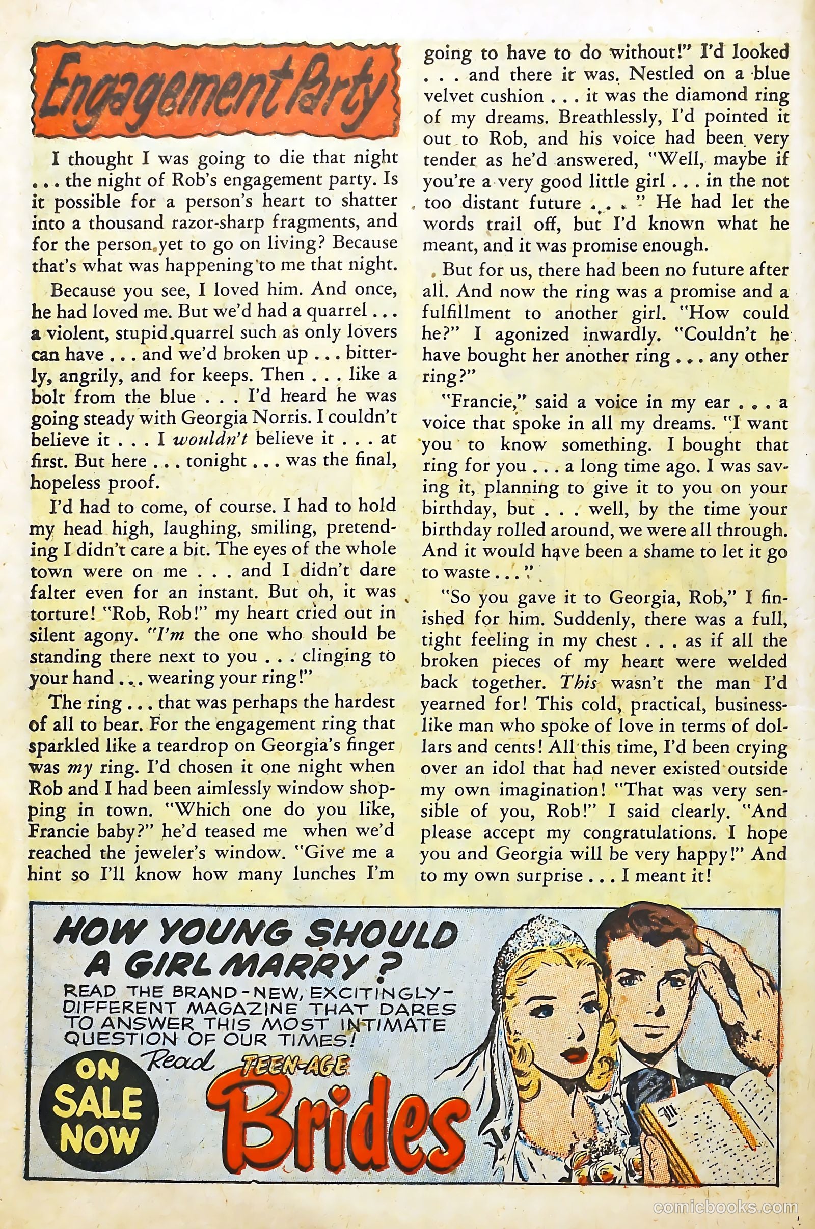 Love Illustrated #29 (1954) — page 10 of 37