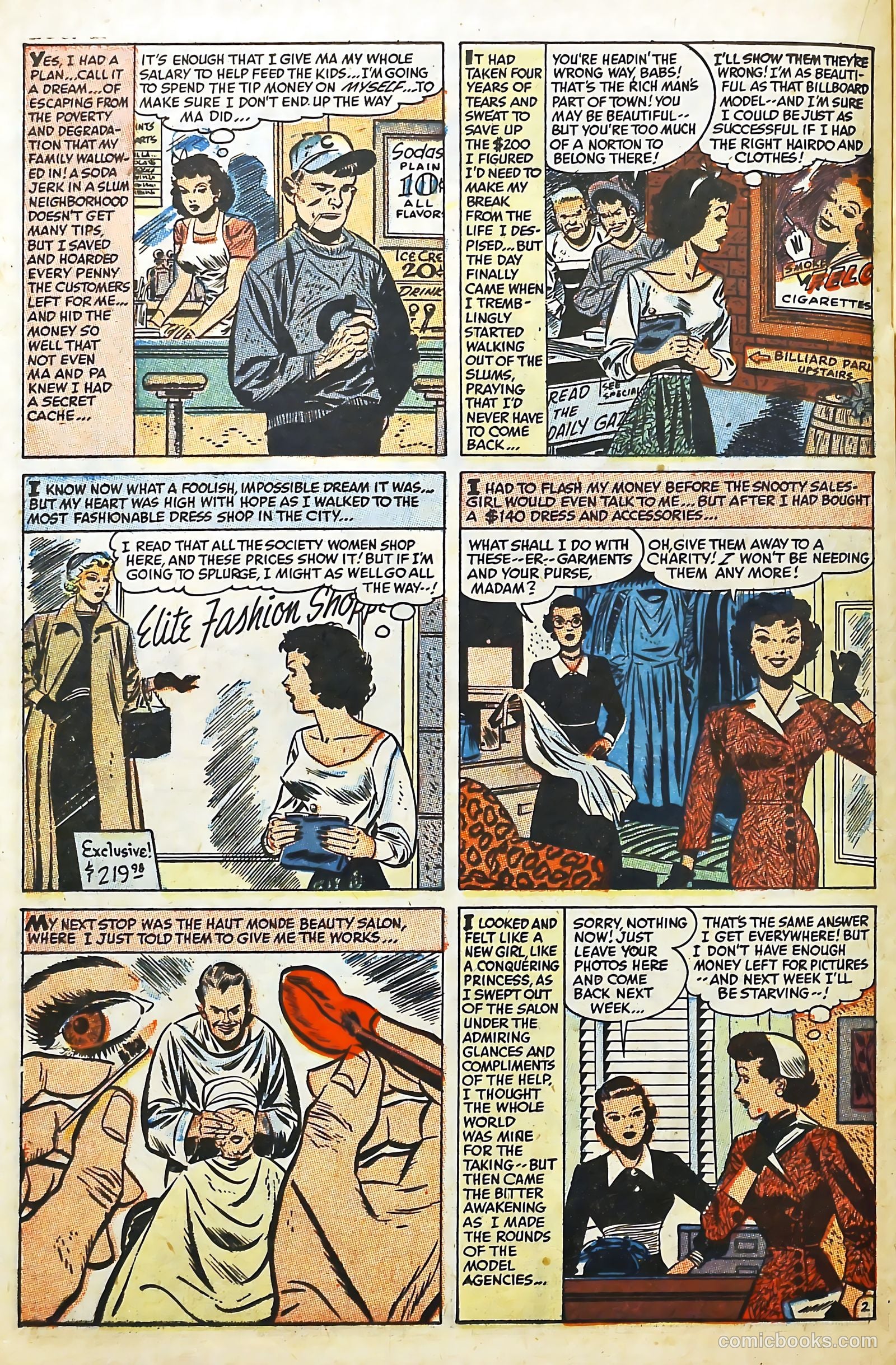 Love Illustrated #29 (1954) — page 22 of 37