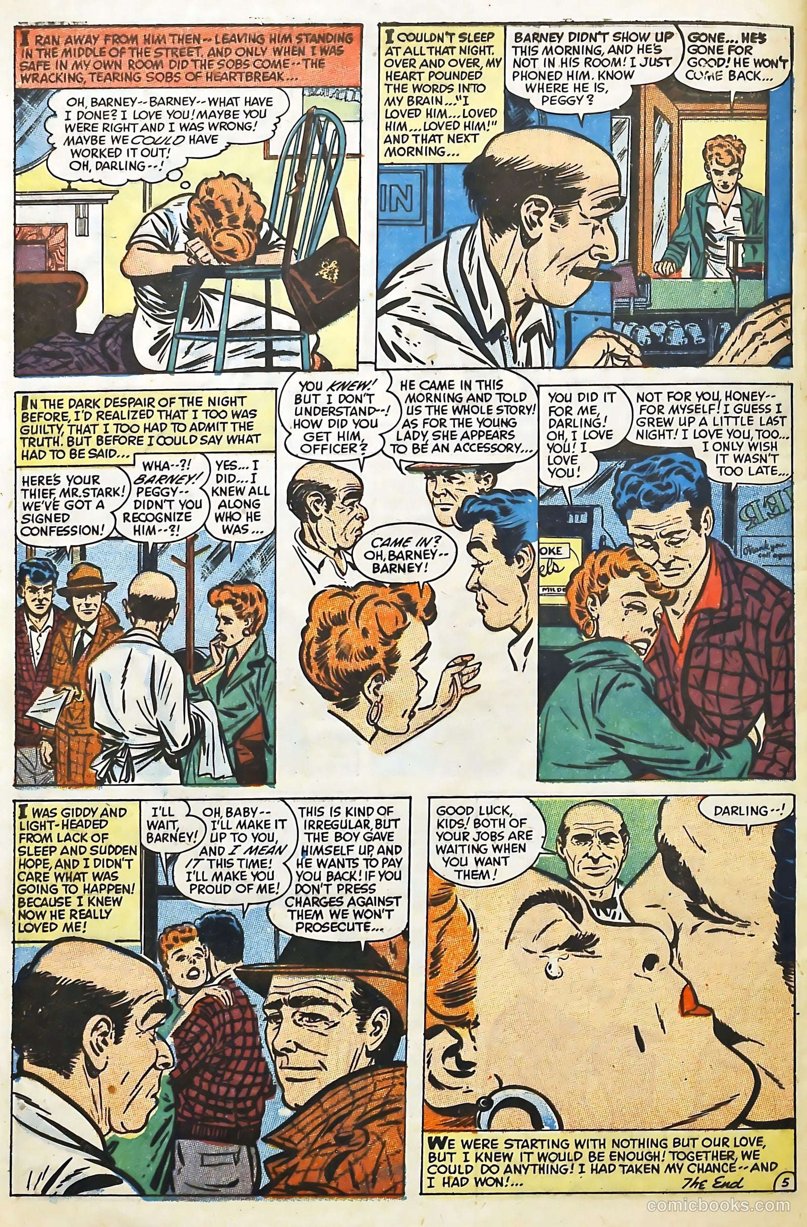 Love Illustrated #29 (1954) — page 32 of 37