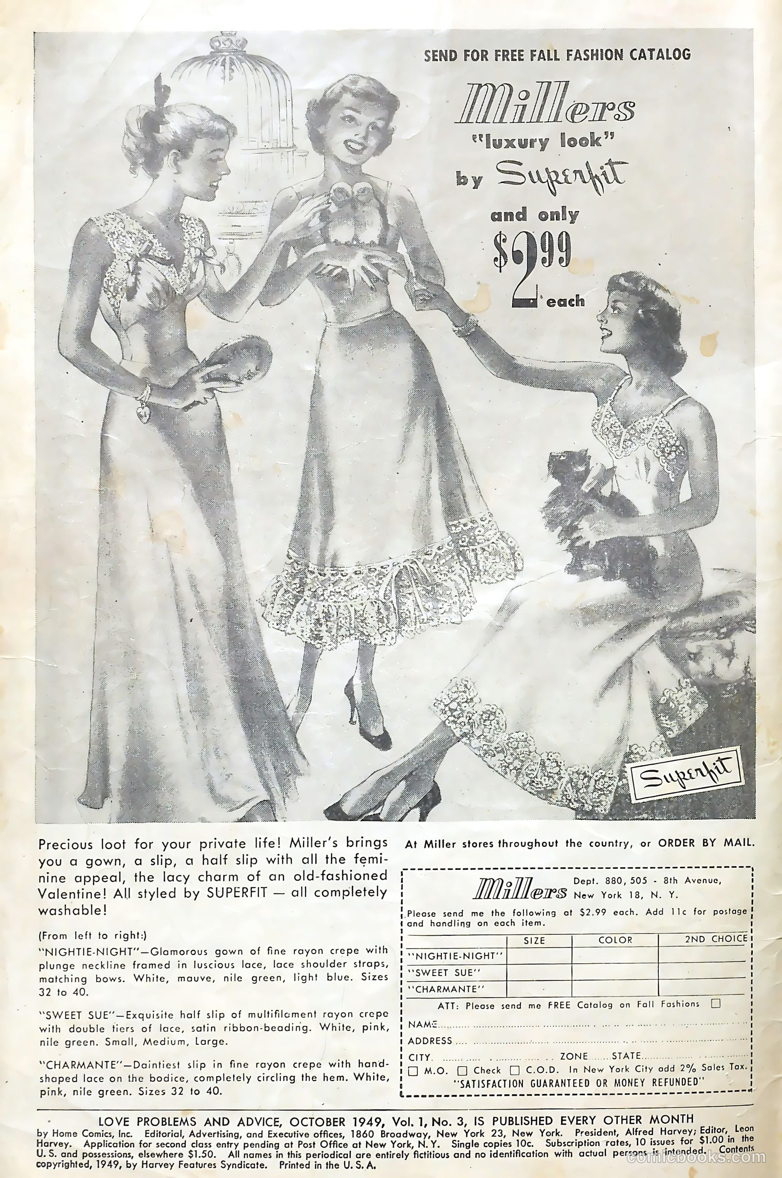 Love Illustrated #3 (1949) — page 2 of 36