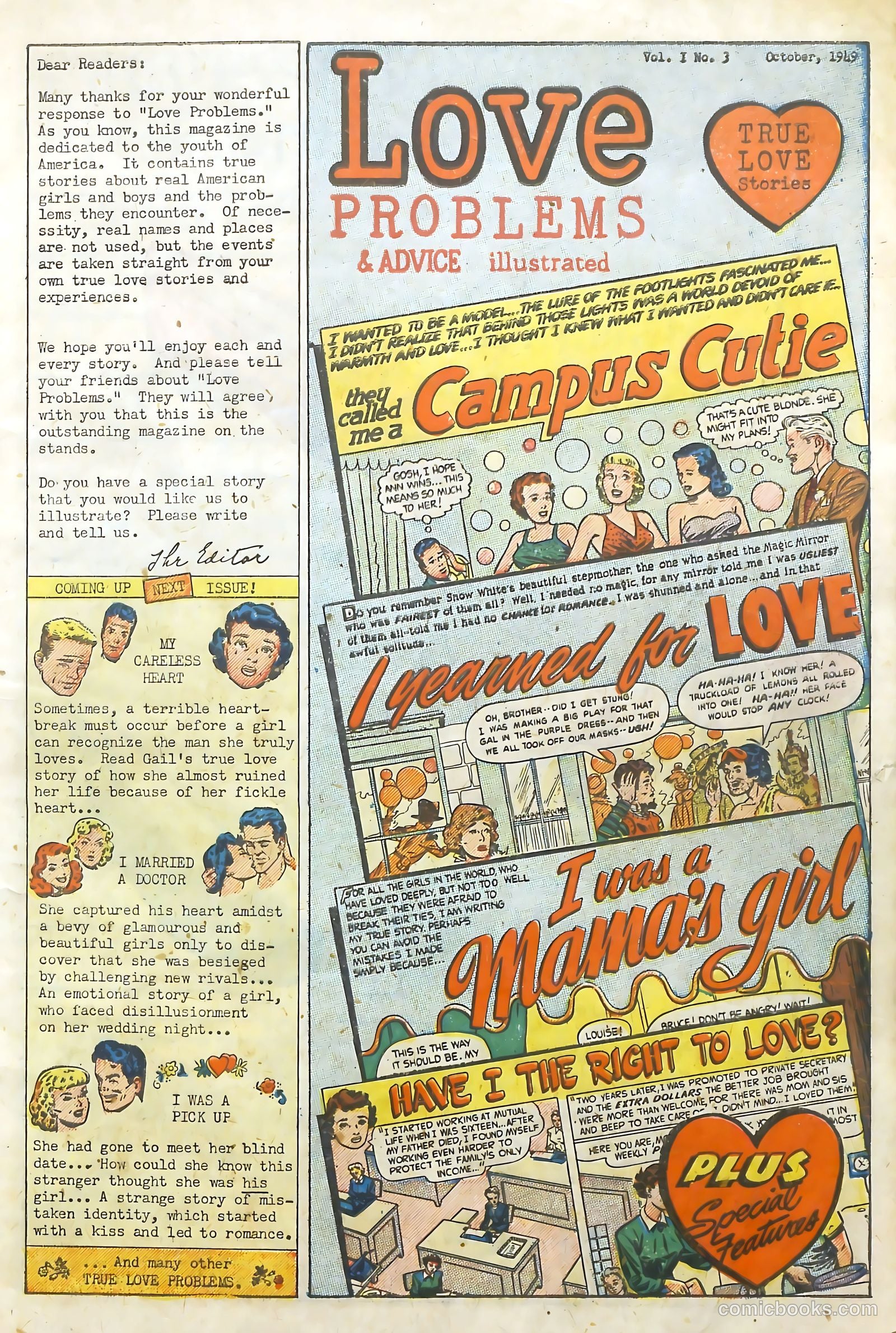Love Illustrated #3 (1949) — page 3 of 36