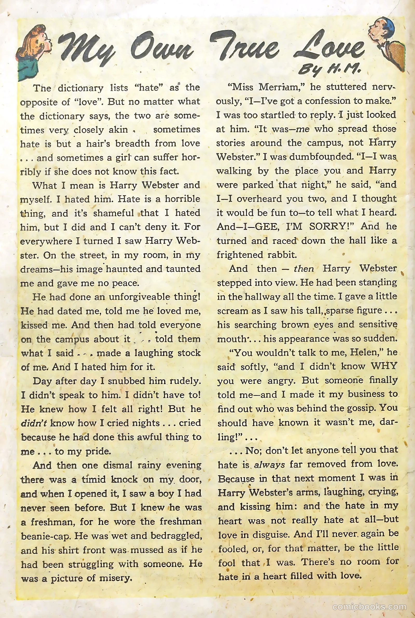 Love Illustrated #3 (1949) — page 18 of 36