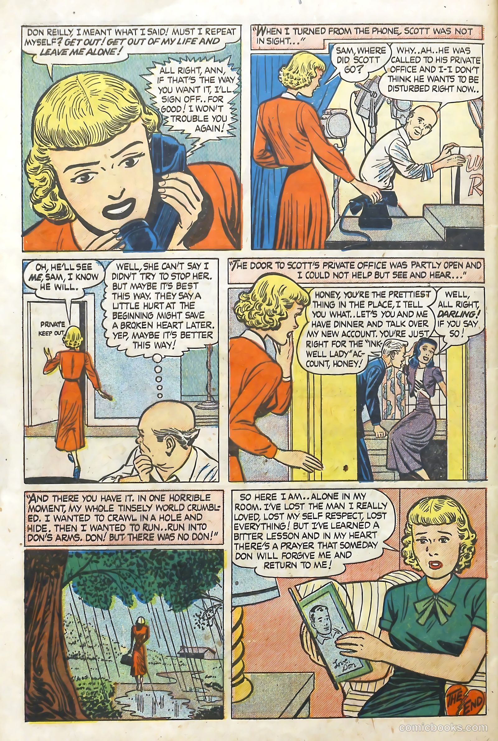 Love Illustrated #3 (1949) — page 32 of 36