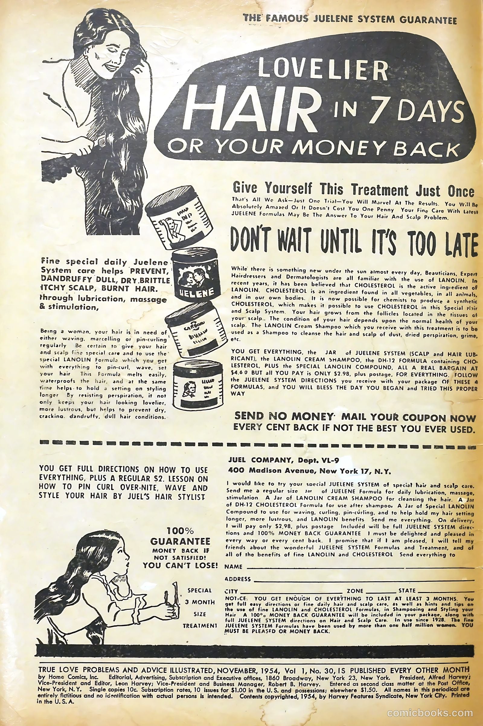 Love Illustrated #30 (1954) — page 2 of 36
