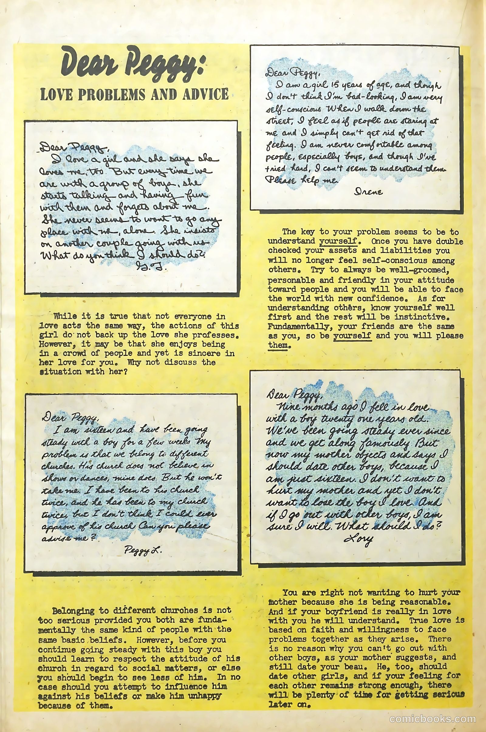Love Illustrated #30 (1954) — page 18 of 36