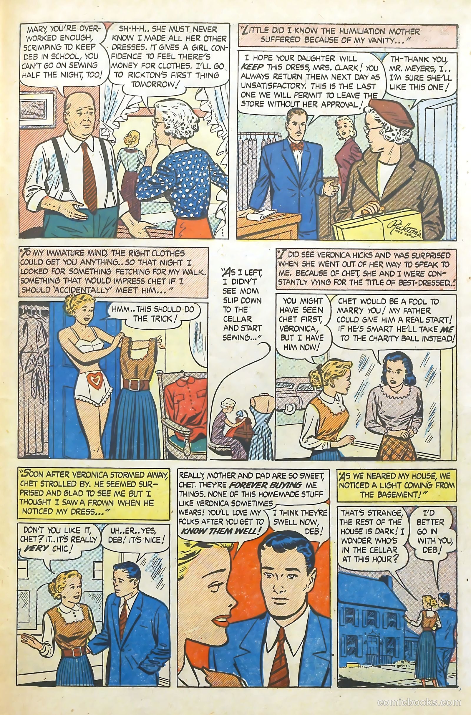 Love Illustrated #30 (1954) — page 31 of 36