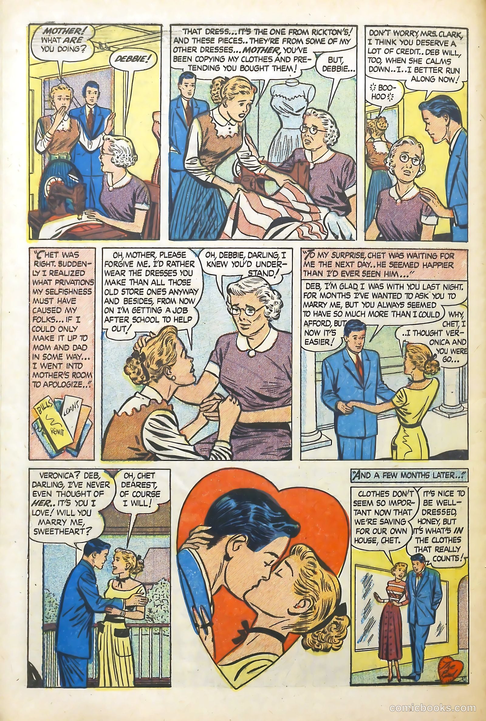 Love Illustrated #30 (1954) — page 32 of 36