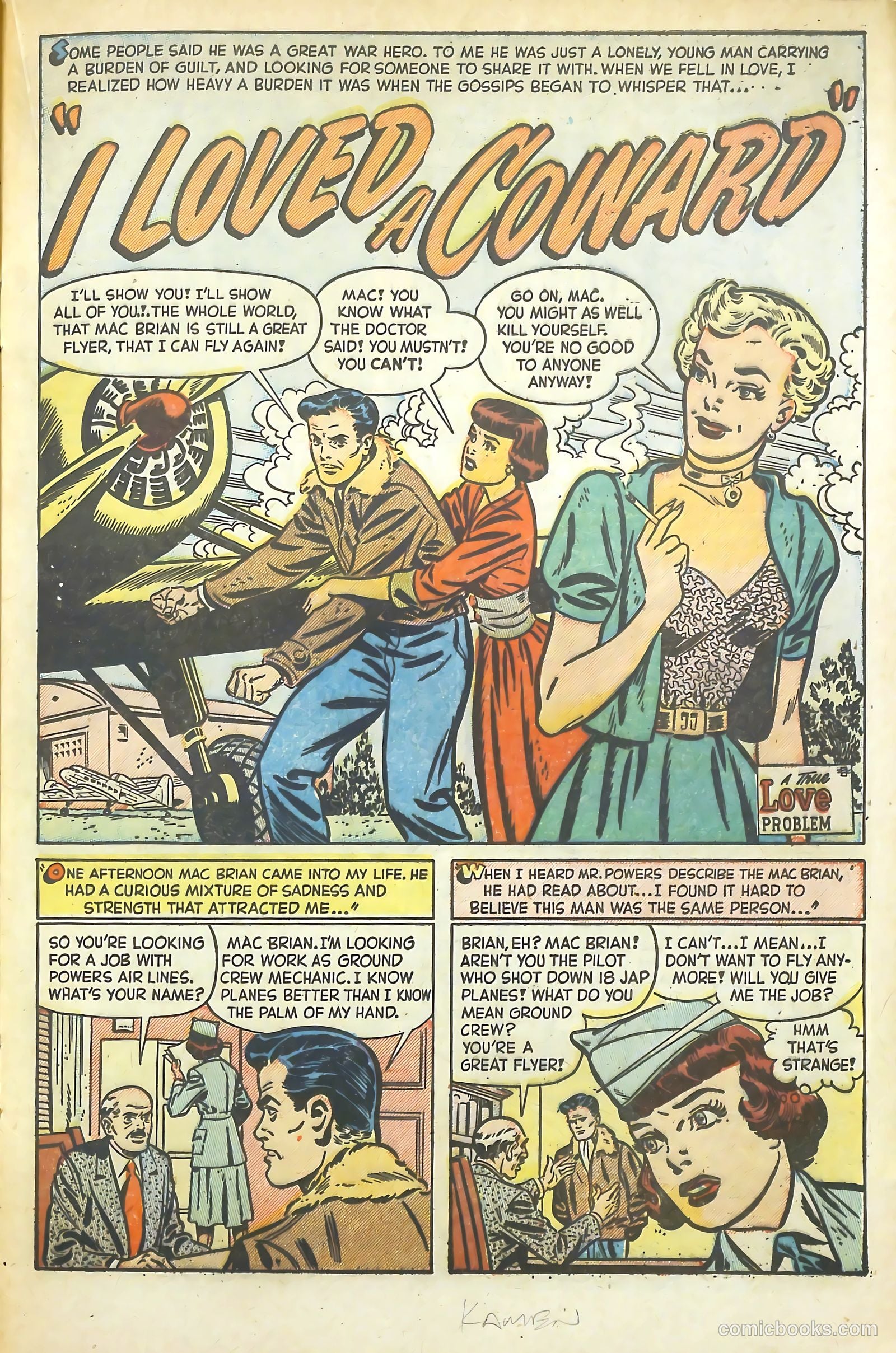 Love Illustrated #31 (1955) — page 22 of 37