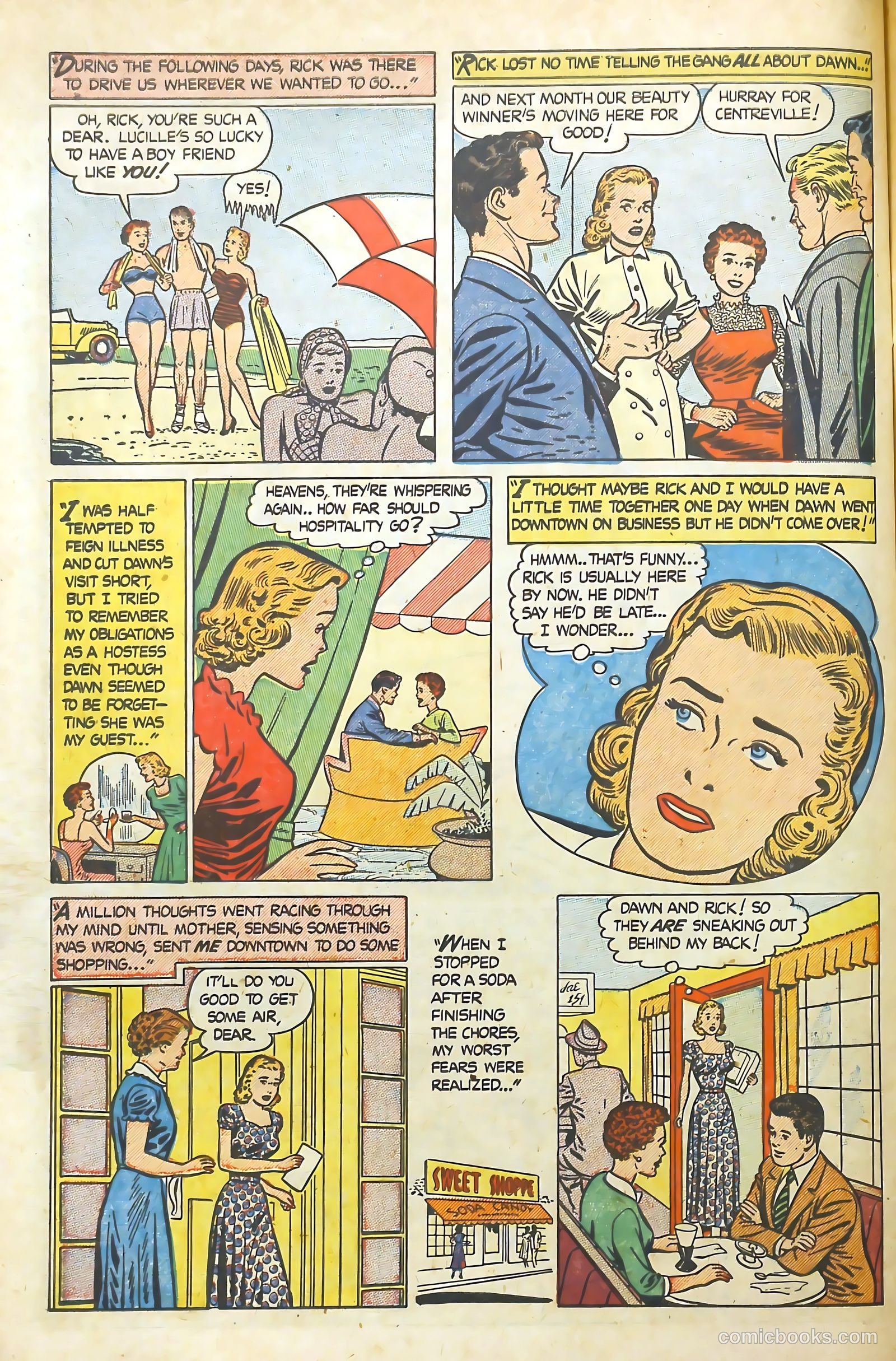 Love Illustrated #31 (1955) — page 31 of 37