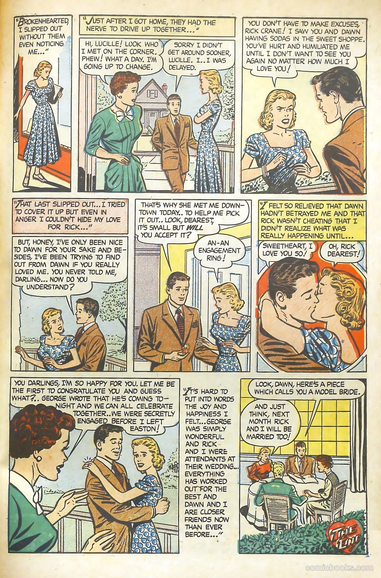 Love Illustrated #31 (1955) — page 32 of 37