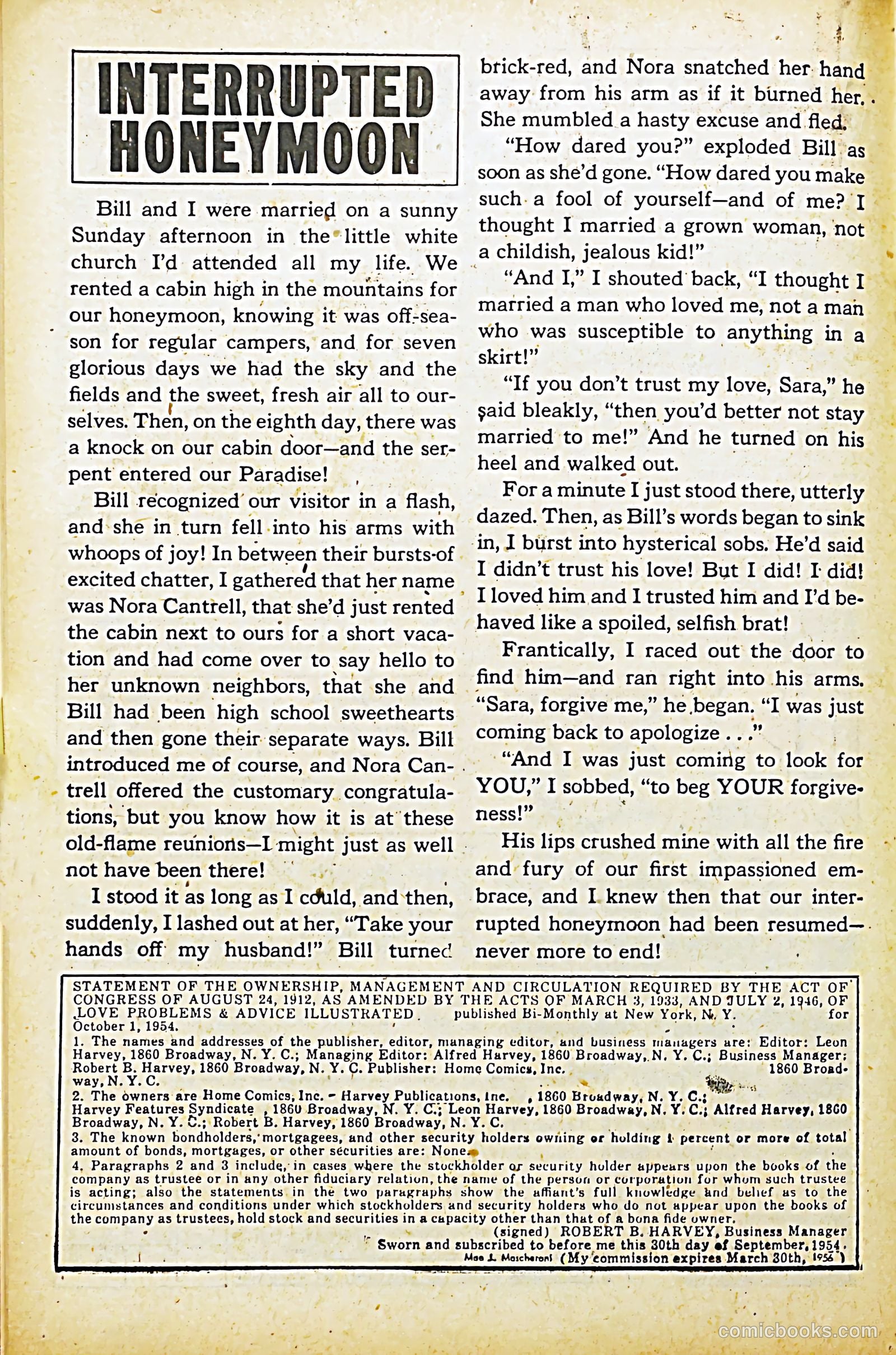 Love Illustrated #32 (1955) — page 18 of 36