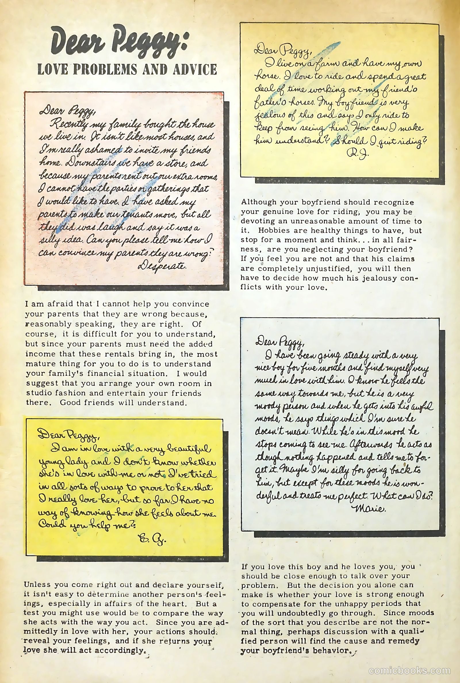Love Illustrated #33 (1955) — page 19 of 37