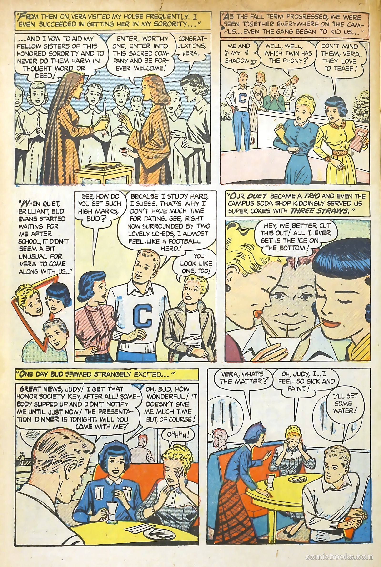 Love Illustrated #33 (1955) — page 23 of 37