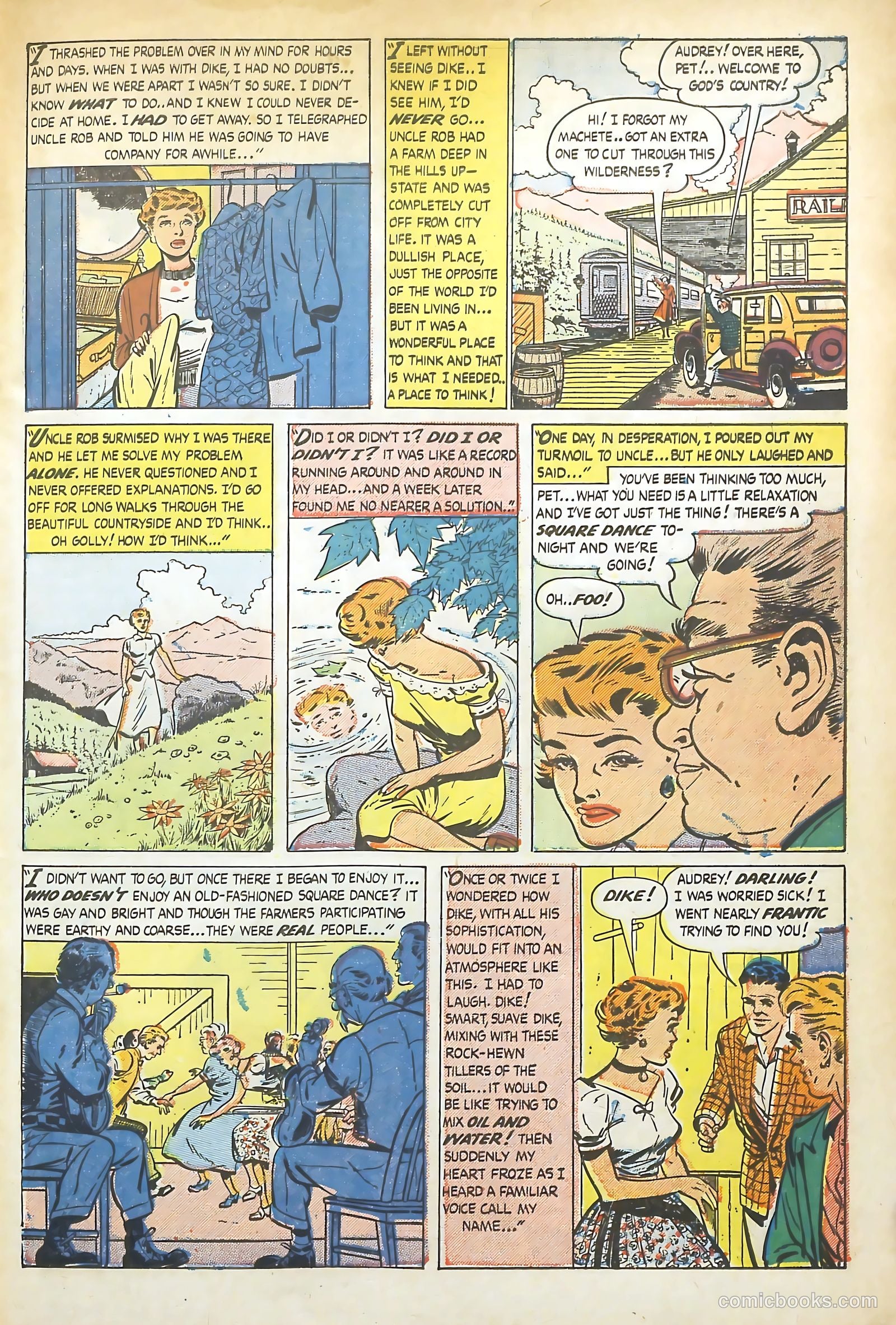 Love Illustrated #33 (1955) — page 32 of 37