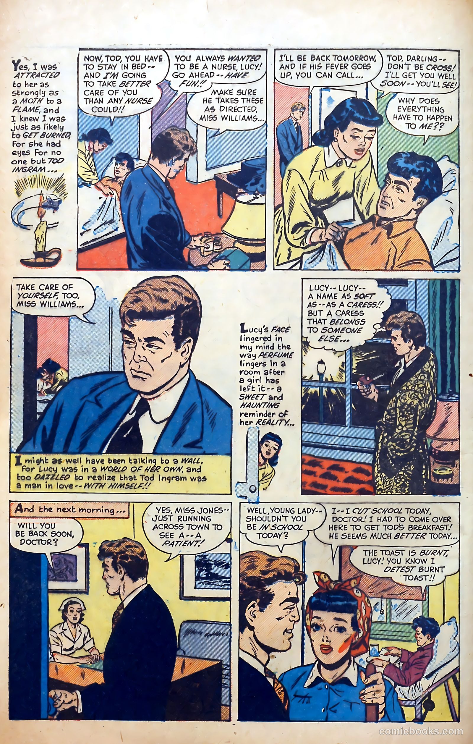 First Love Illustrated #34 (1955) — page 8 of 36