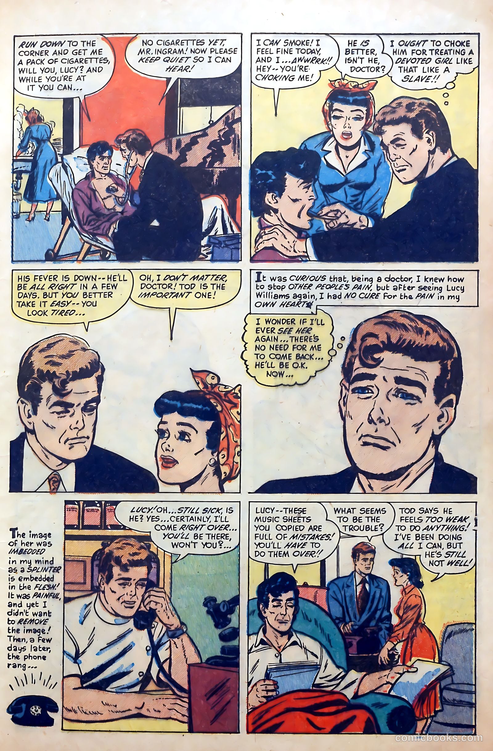 First Love Illustrated #34 (1955) — page 9 of 36