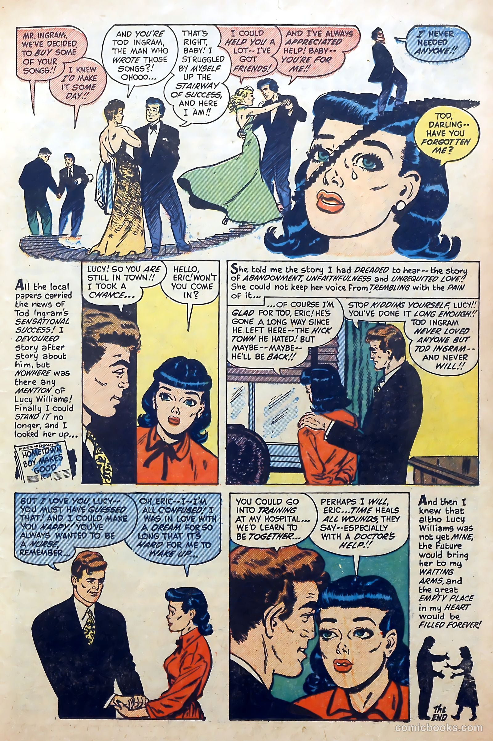 First Love Illustrated #34 (1955) — page 11 of 36