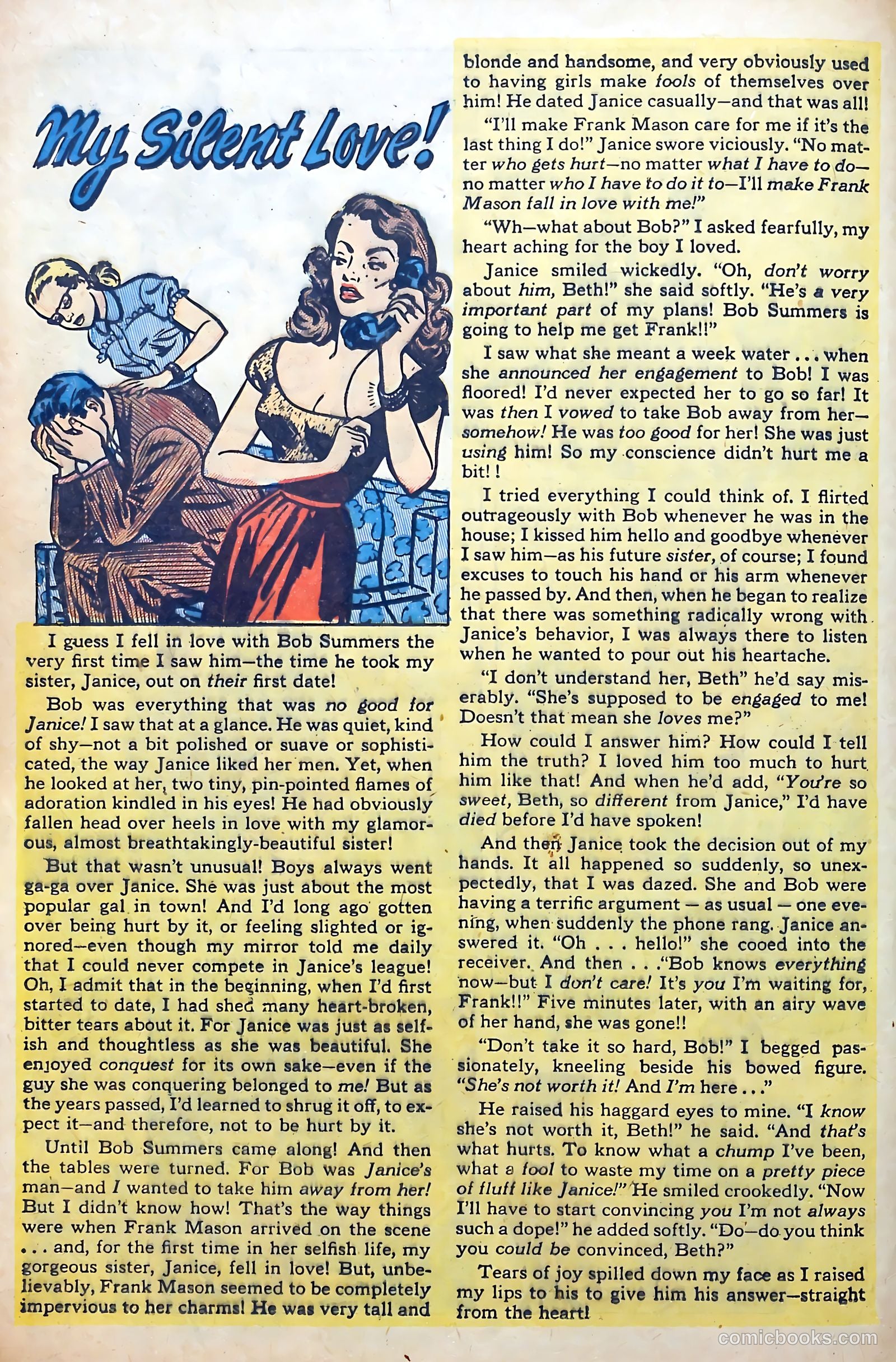 First Love Illustrated #34 (1955) — page 12 of 36