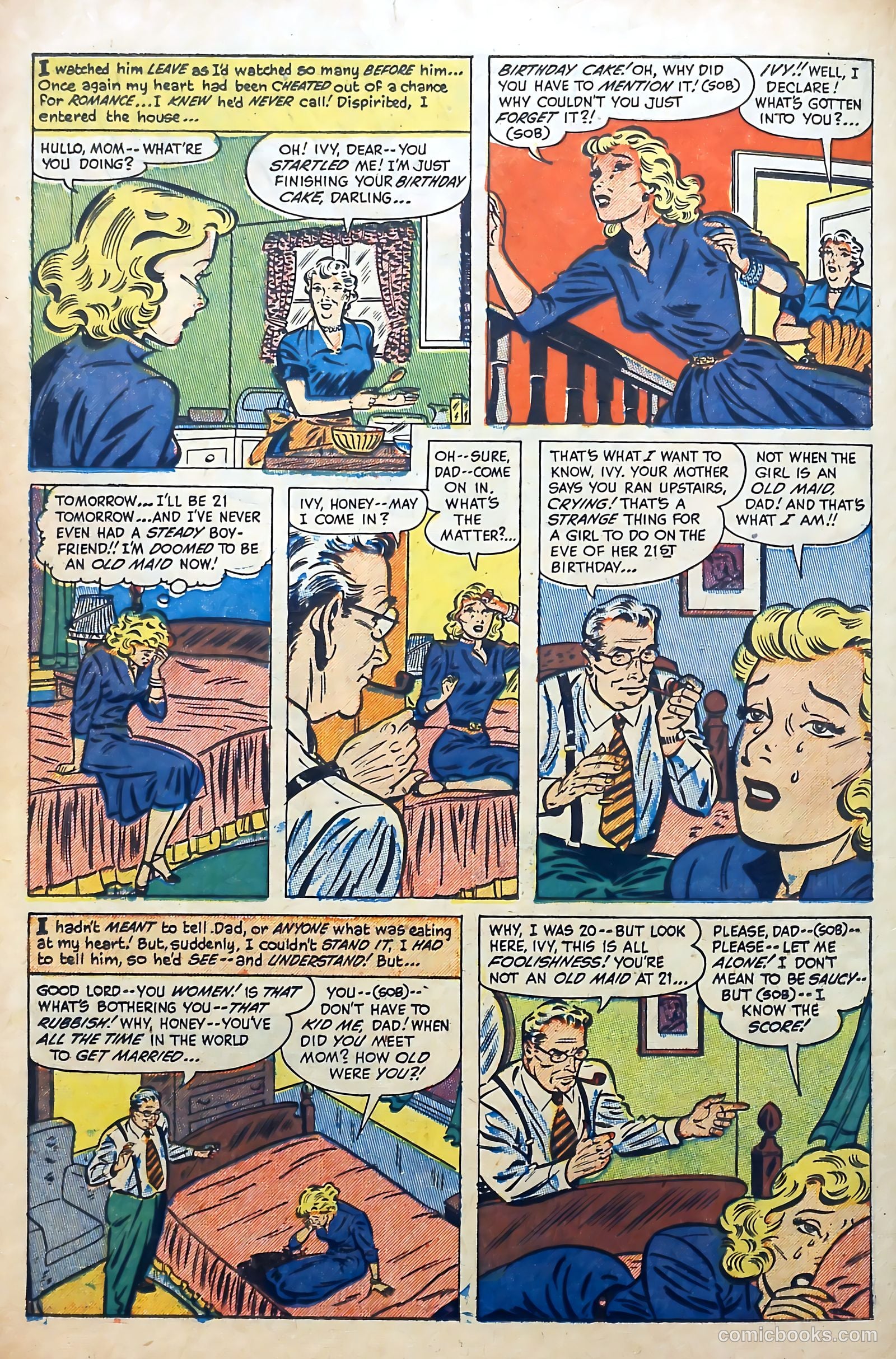 First Love Illustrated #34 (1955) — page 14 of 36